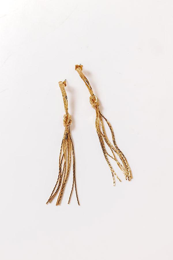 Feeling Chic Tassel Earrings Product Image