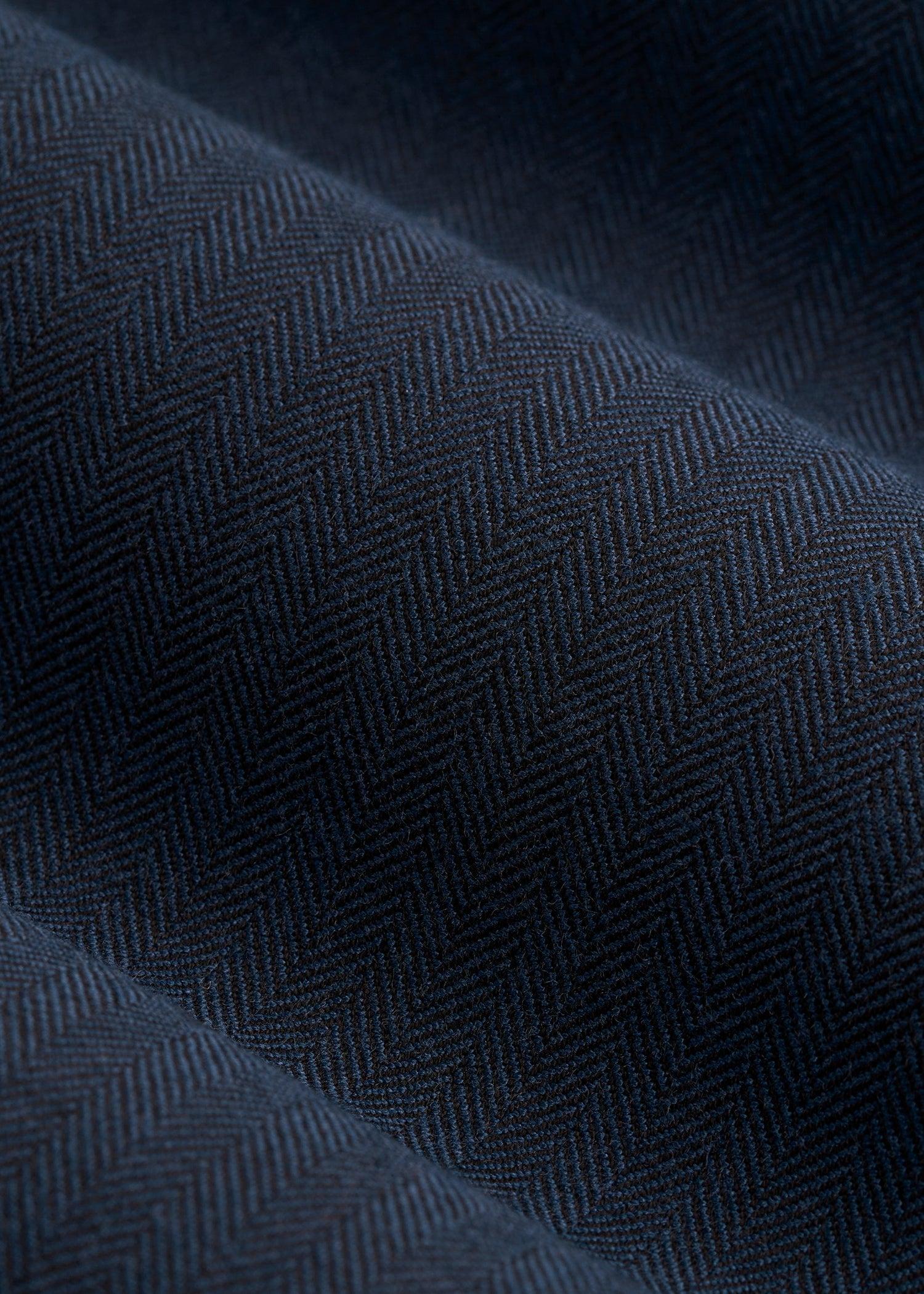 Men's Tall Core Blazer in Navy Blue Herringbone Product Image