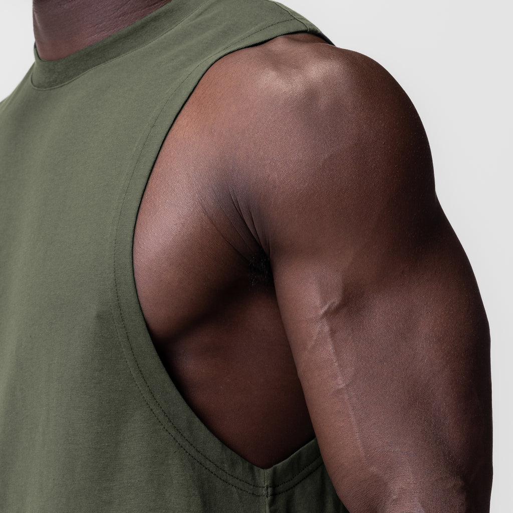 0926. Supima® Muscle Tank - Space Grey Product Image