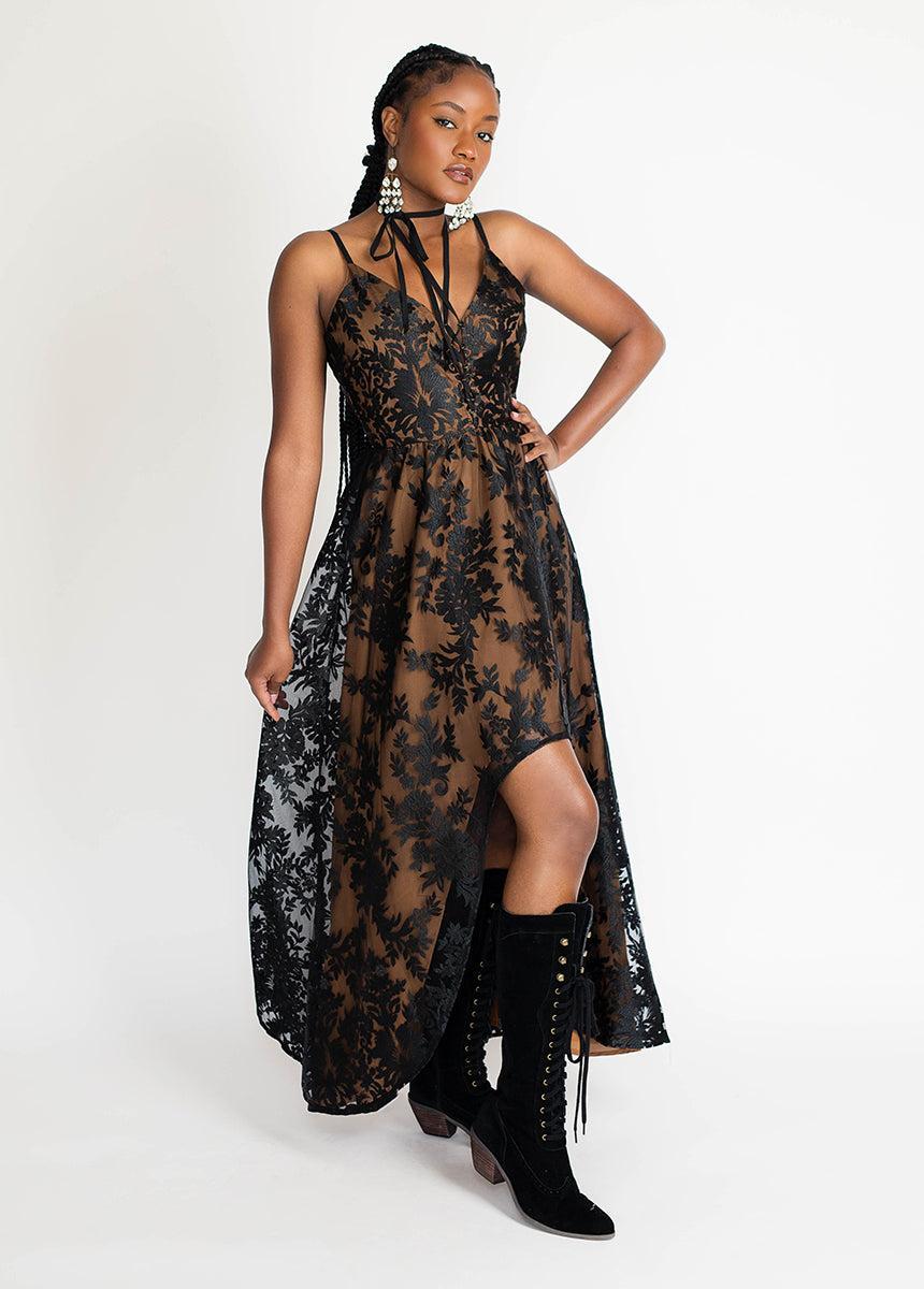 Holli Dress in Black Female Product Image