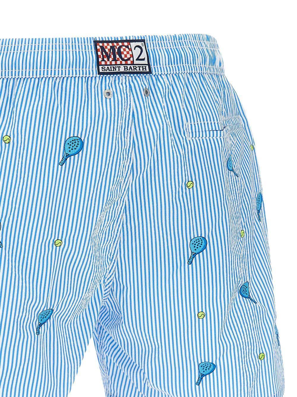 Gustavia striped swim shorts Product Image