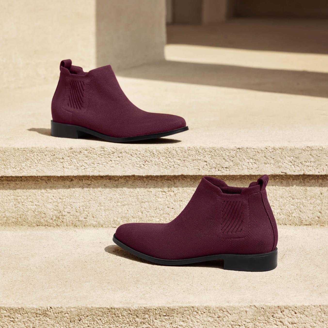 Square-Toe Water-Repellent Ankle Boots (Ryan Pro) Product Image