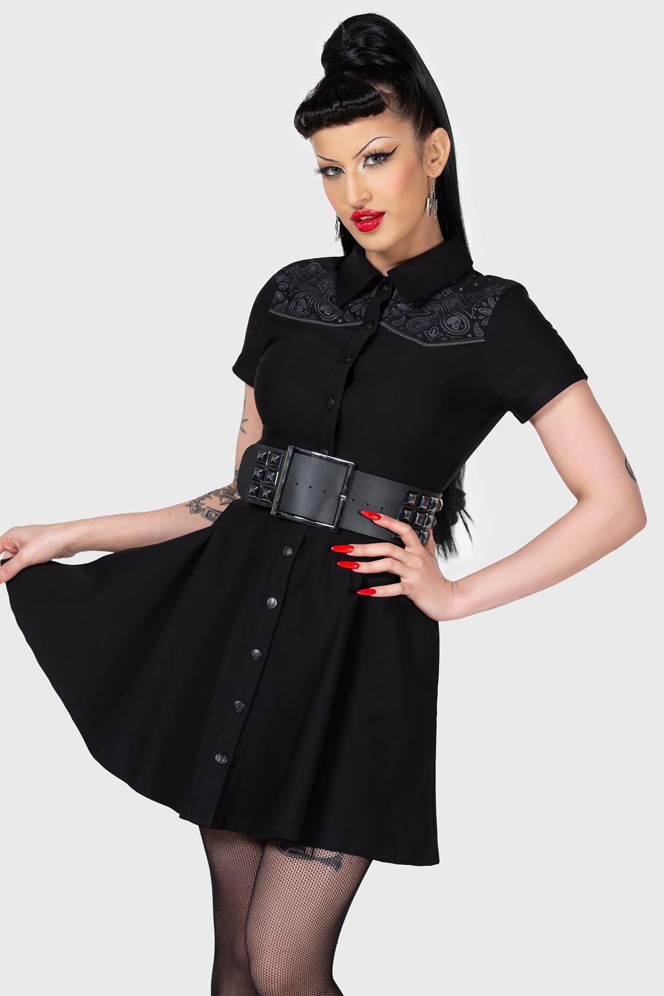 No Where's Ville Skater Dress Female Product Image