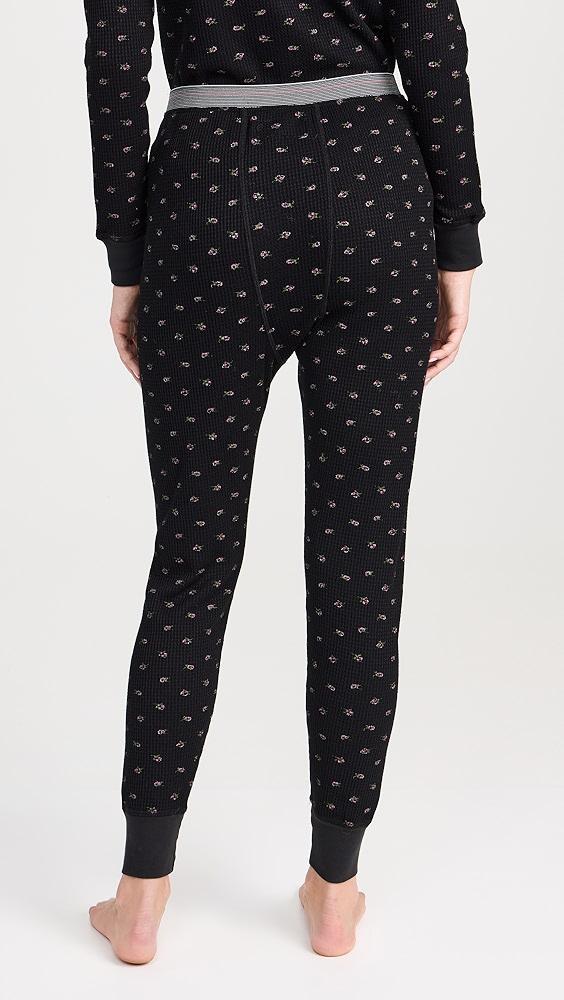 THE GREAT. The Waffle Long John Sweatpants | Shopbop Product Image