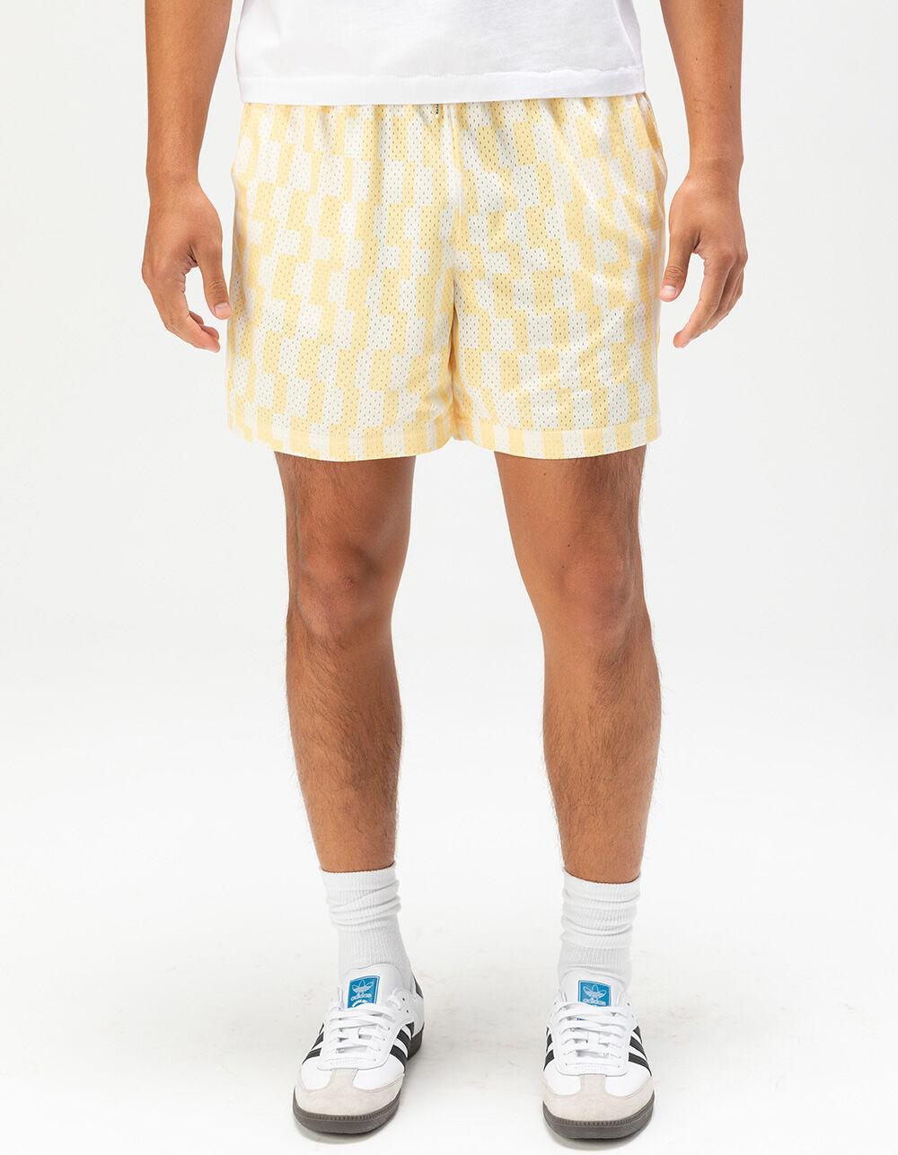 RSQ Mens 6" Mesh Shorts - LT YELLOW Product Image