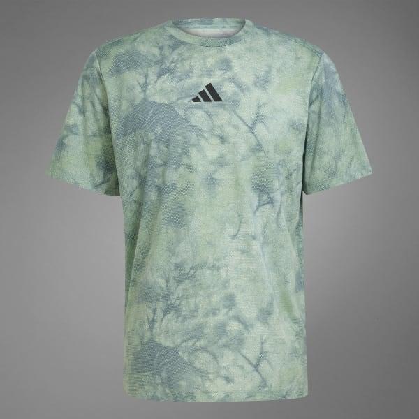 adidas Power Graphic Tee Wonder Silver L Mens Product Image