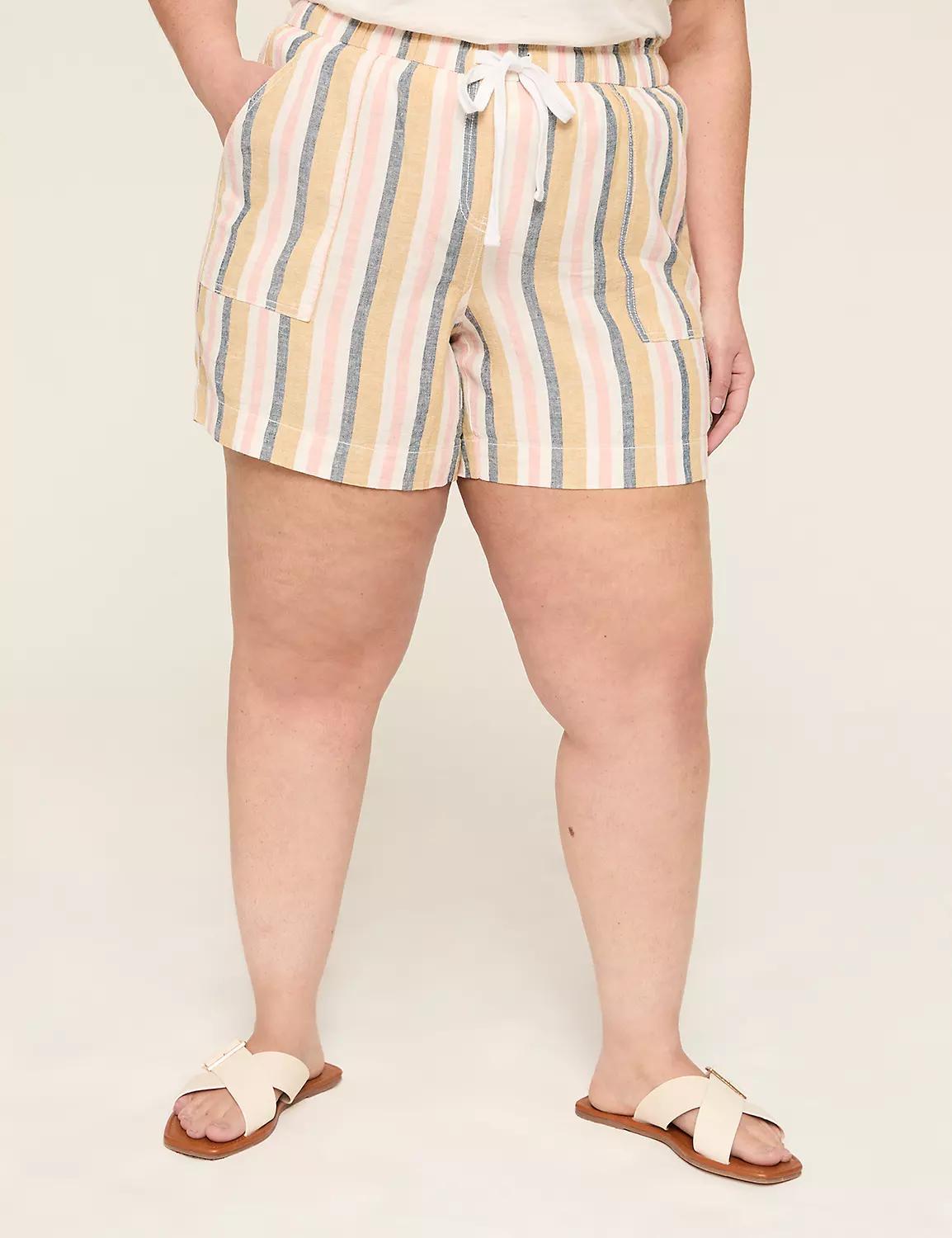 Linen Pull-On Short Product Image