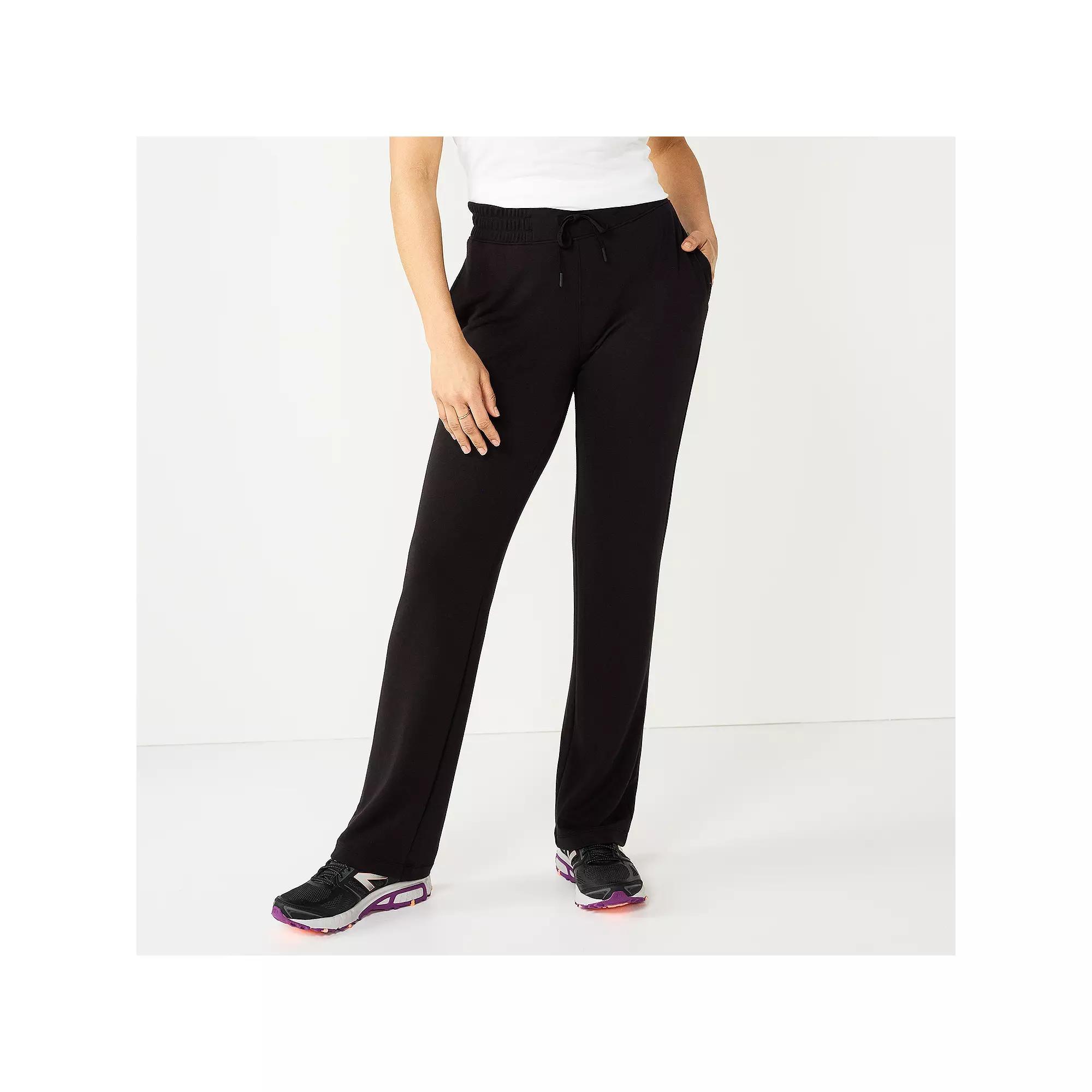 Women's Tek Gear® French Terry Open Hem Pant, Size: XS, Ostego Bay Product Image