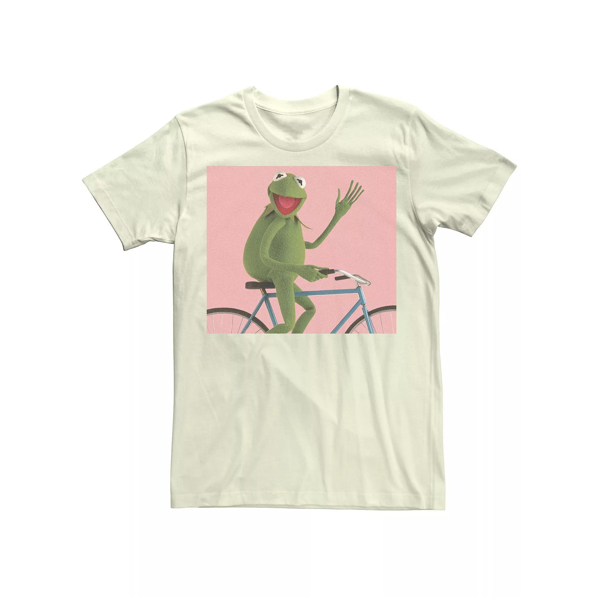 Men's Muppet Gonzo Biking Kermit Photo Real Tee, Size: XS, Natural Product Image