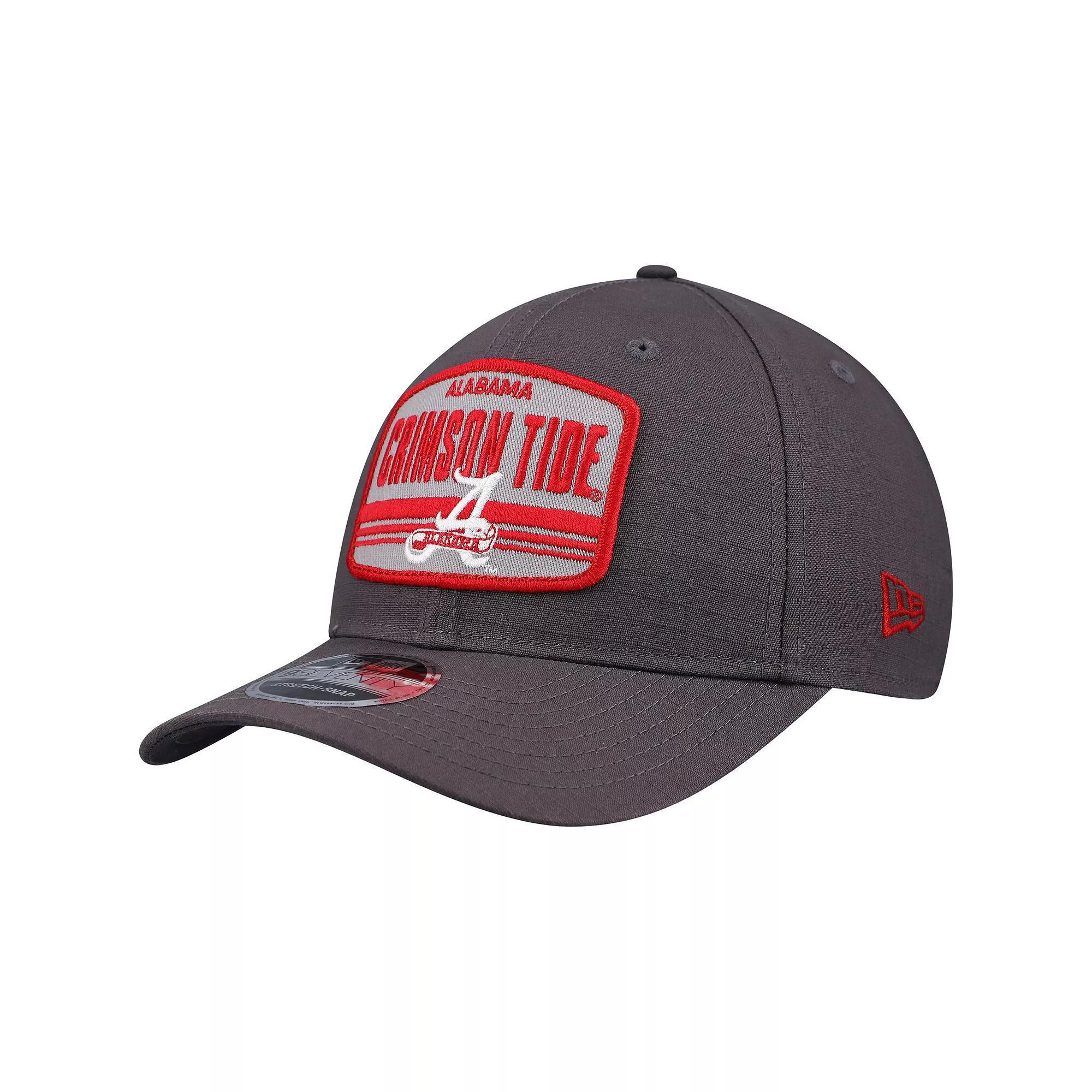 Men's New Era Charcoal Alabama Crimson Tide Team Elevated 9SEVENTY Adjustable Hat Product Image