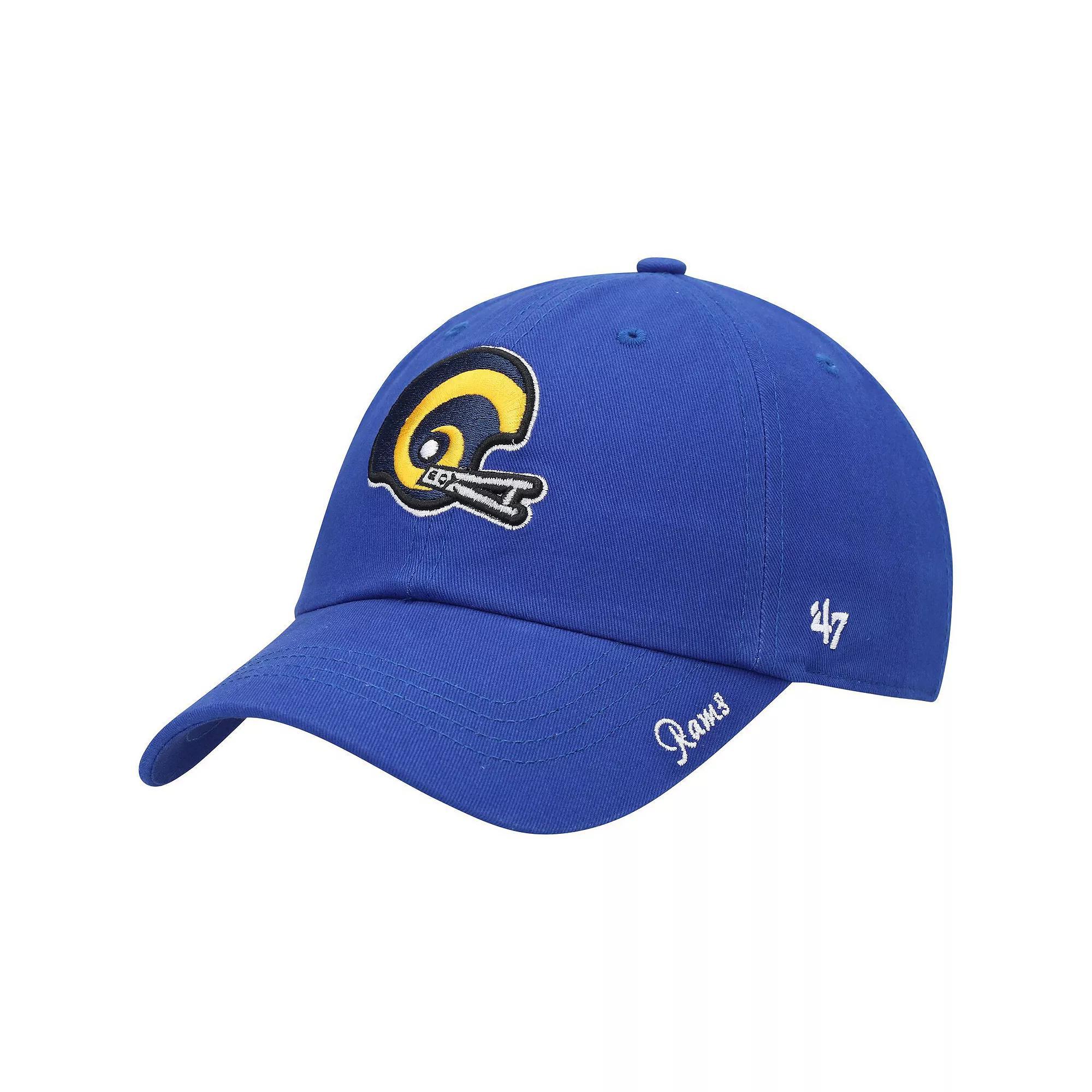 Women's '47 Royal Los Angeles Rams Miata Clean Up Legacy Adjustable Hat, Blue Product Image