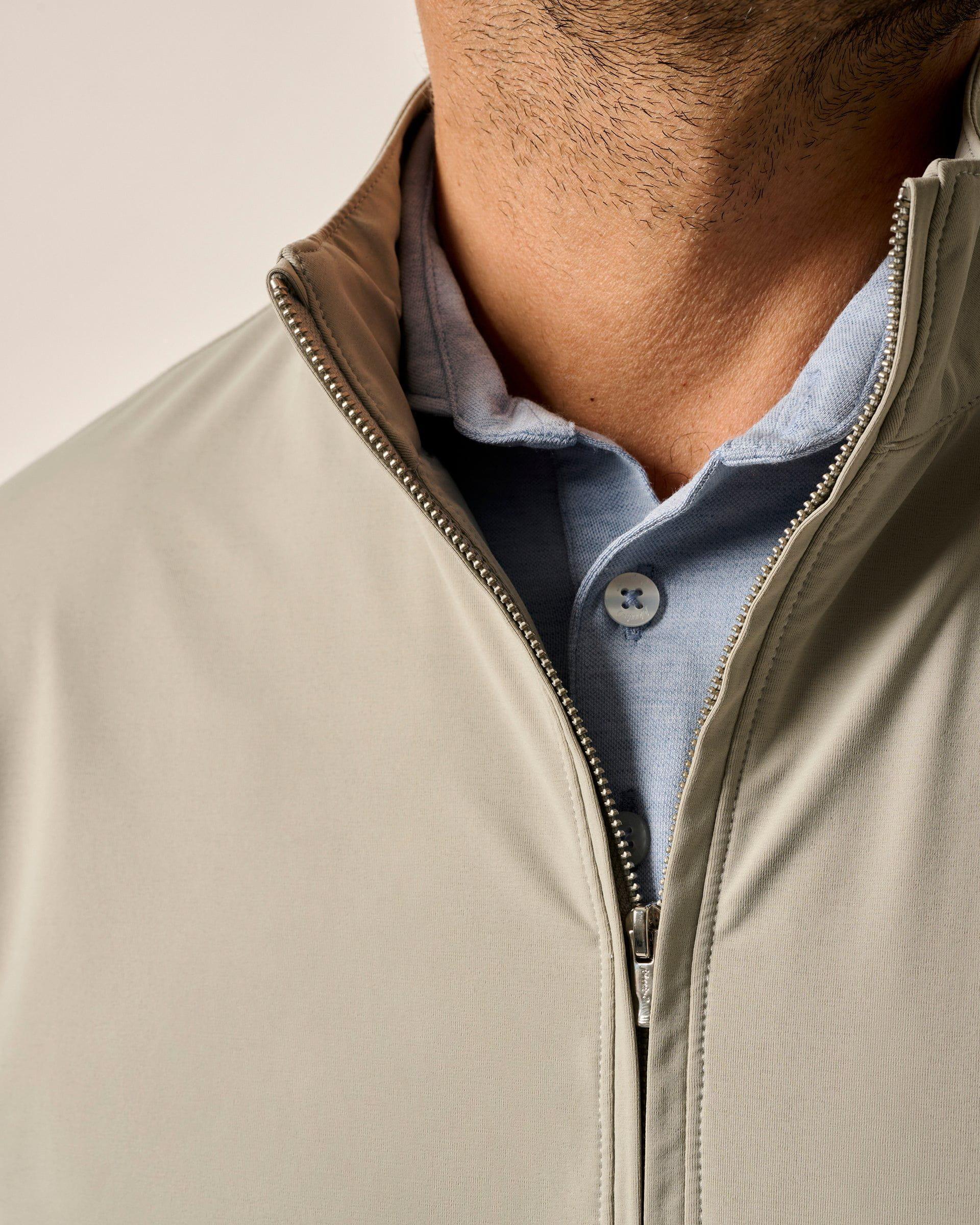 Milano Lightweight Mixed Media Jacket Male Product Image