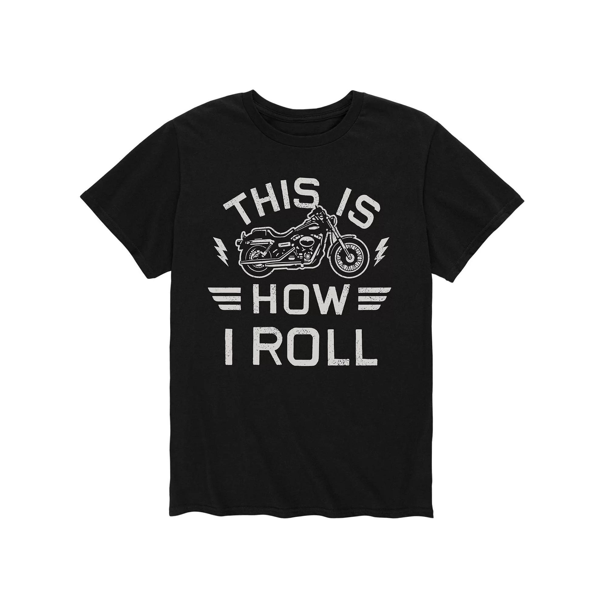 Mens This Is How I Roll Motorcycle Tee Product Image