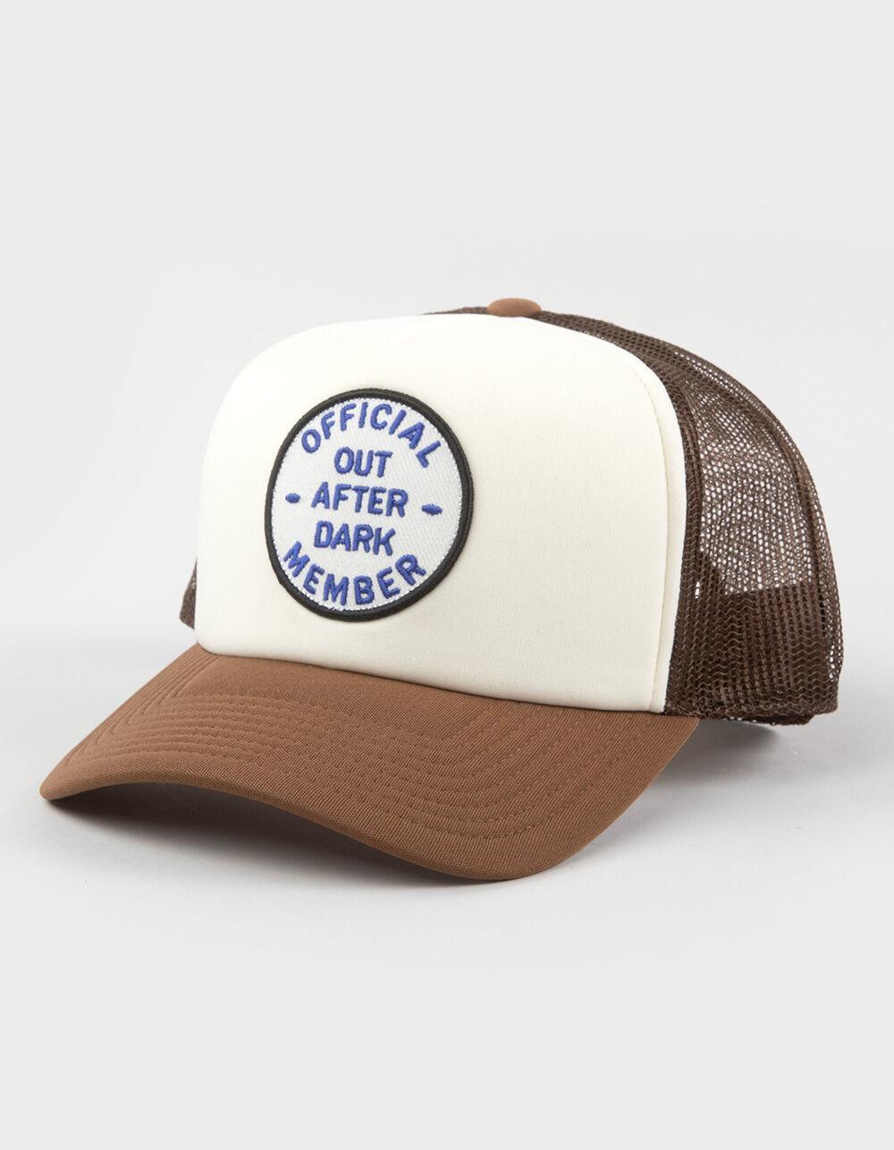 BRIXTON Out After Dark Womens NetPlus® Trucker Hat - BROWN COMBO Product Image