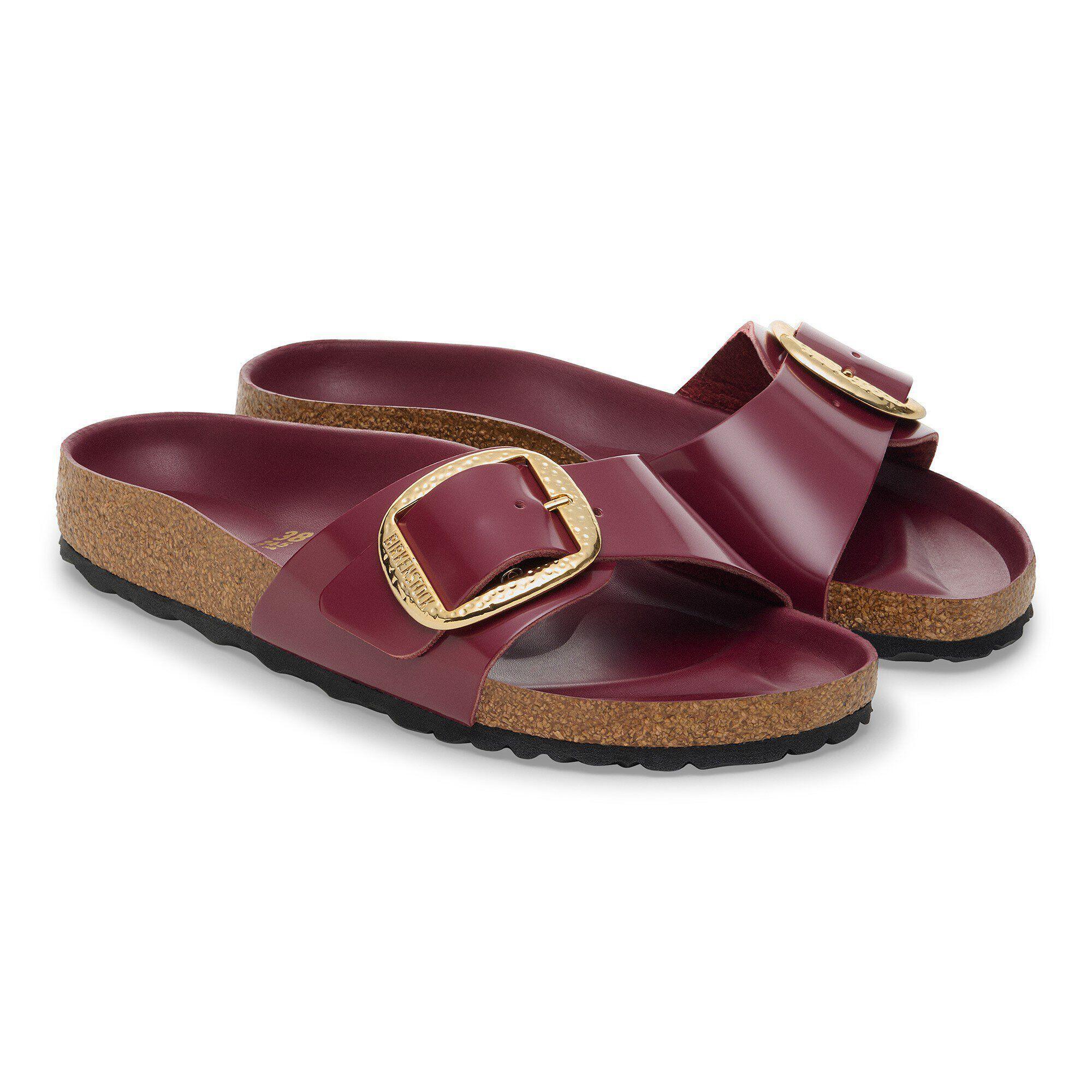 Madrid Big Buckle Natural Leather Patent Product Image