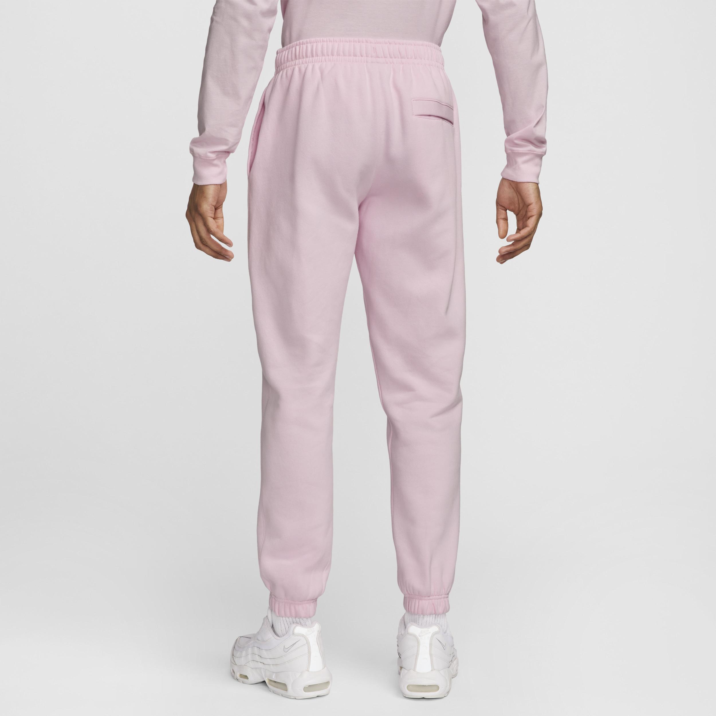 Nike Mens Nike Club Cuffed Pants - Mens Pink Foam/Pink Foam/White Product Image