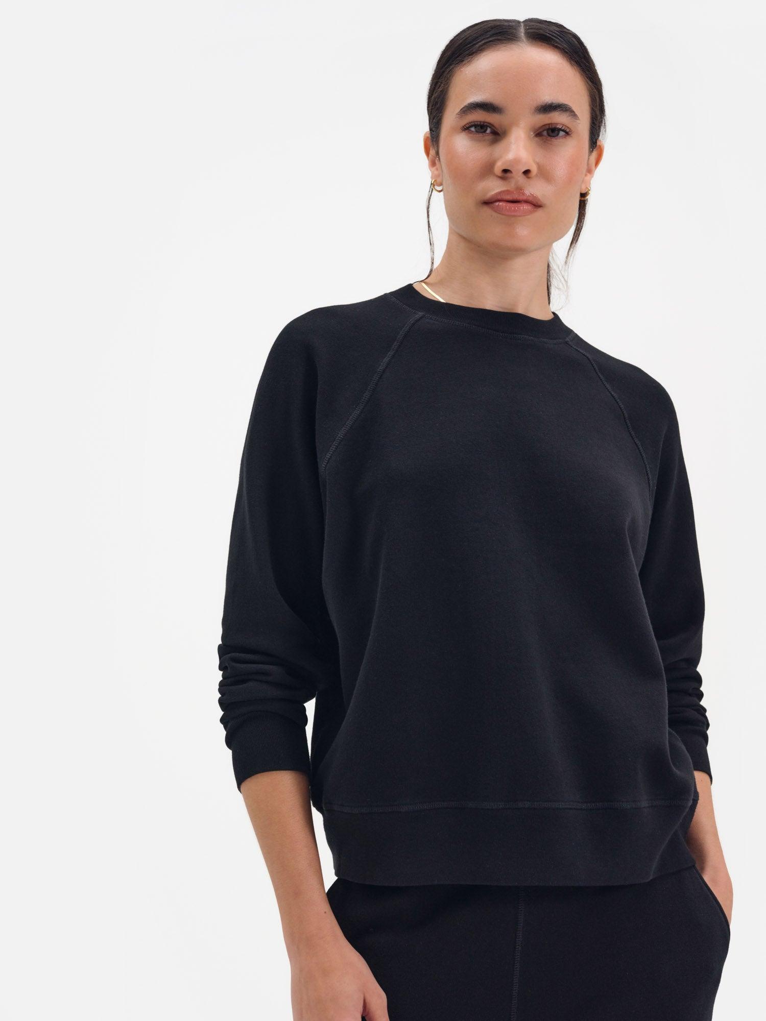 Organic Lightweight Terry Raglan Sweatshirt Female Product Image