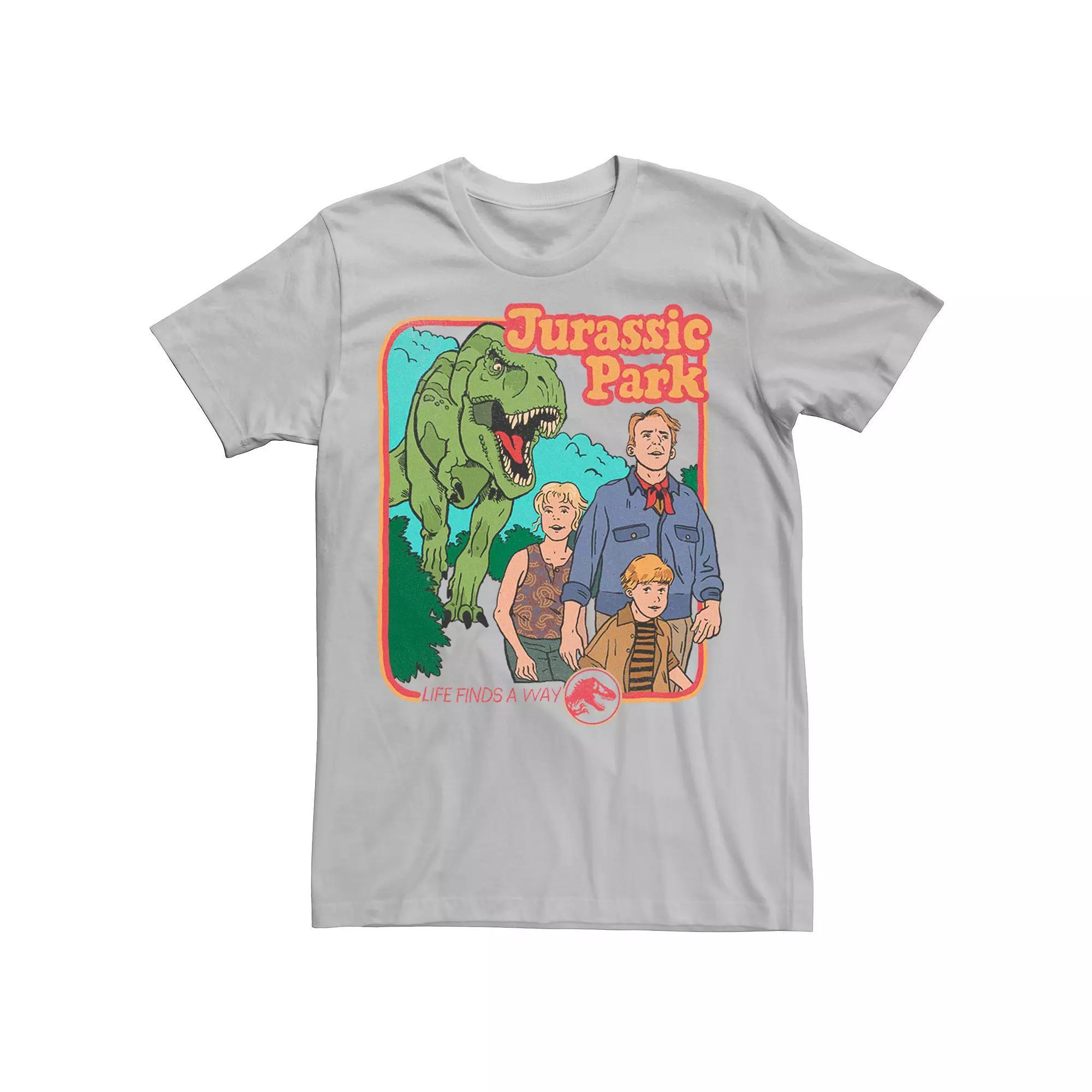 Mens Jurassic Park Life Finds A Way Tee Product Image