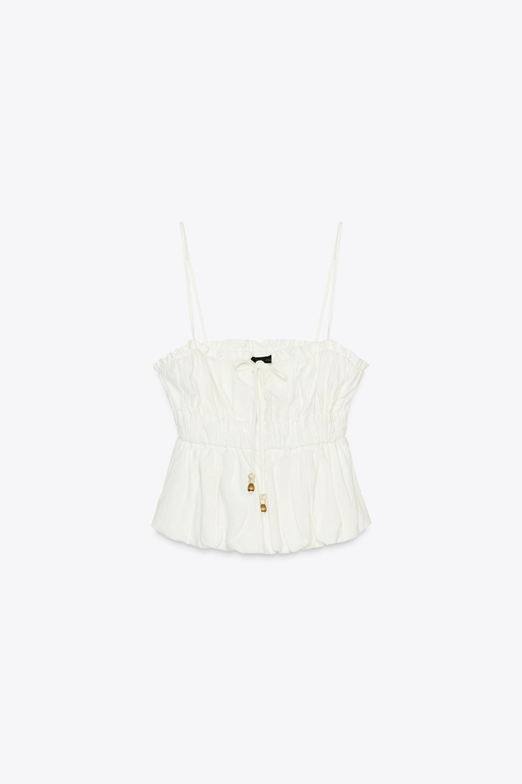 LINEN ELASTIC TOP Product Image