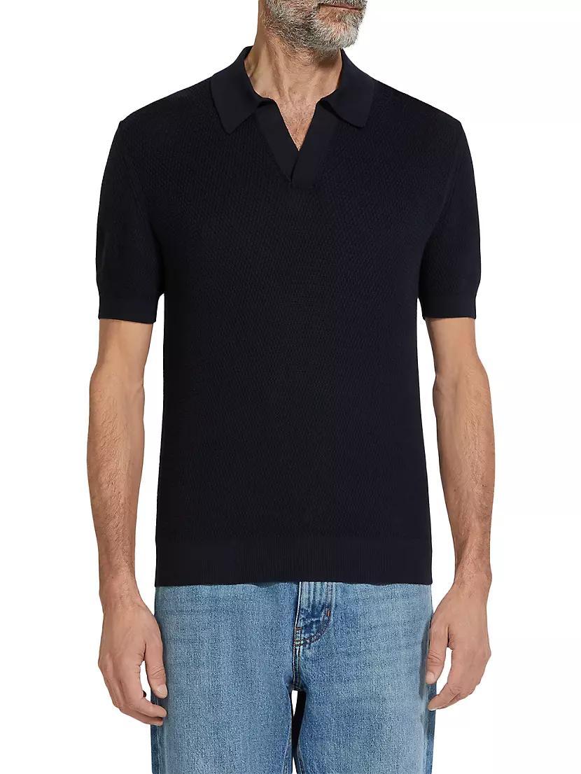 Polo Ribbed Hem Shirt Product Image