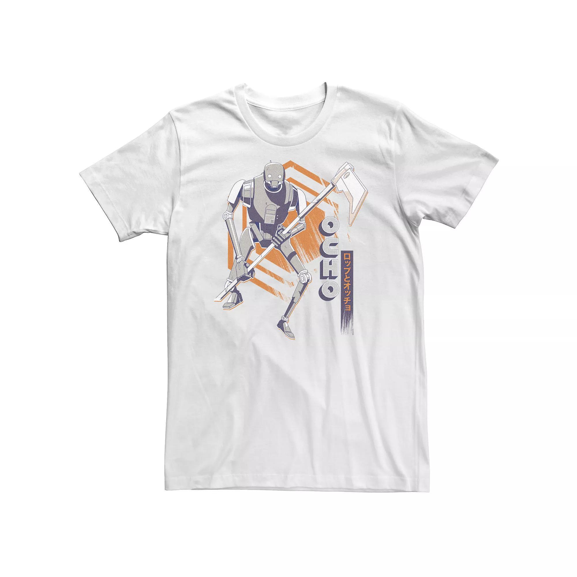 Big & Tall Star Wars: Visions Ocho Attack Poster Tee, Men's, Size: XL Tall, White Product Image