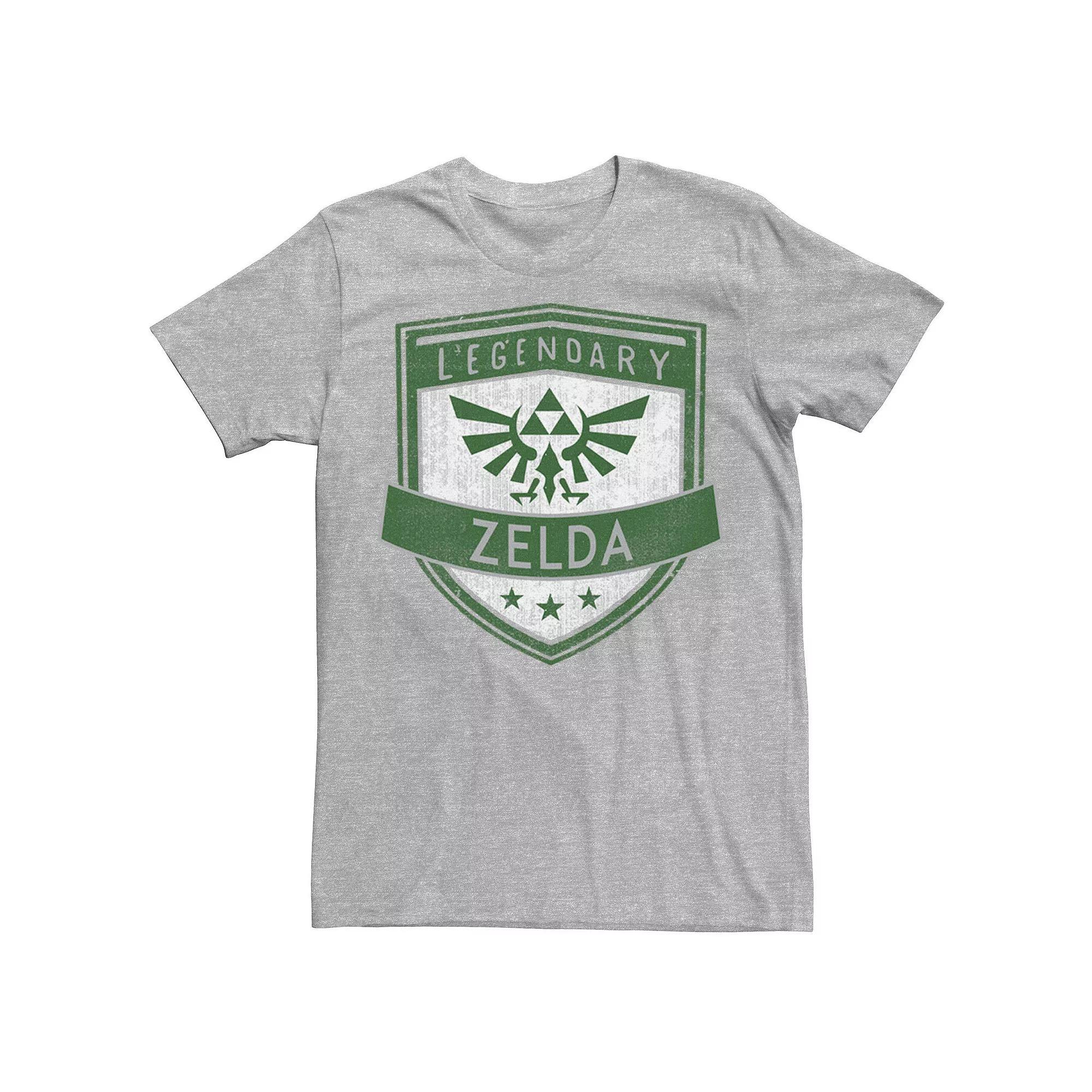 Men's Nintendo Camp Zelda Tee, Size: XL, Athletic Grey Product Image