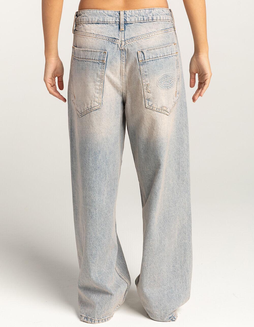 BDG Urban Outfitters Jaya Low Rise Ultra Loose Womens Jeans - TINTED DENIM Product Image