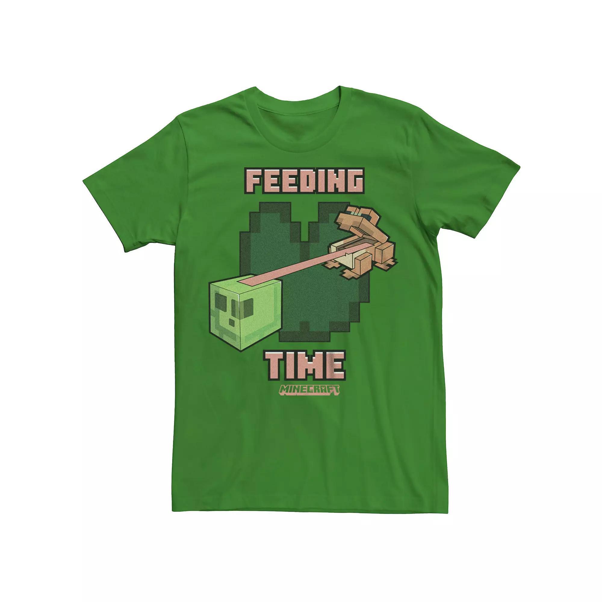 Men's Minecraft Frog Feeding Time Graphic Tee, Size: XS, Kelly Product Image