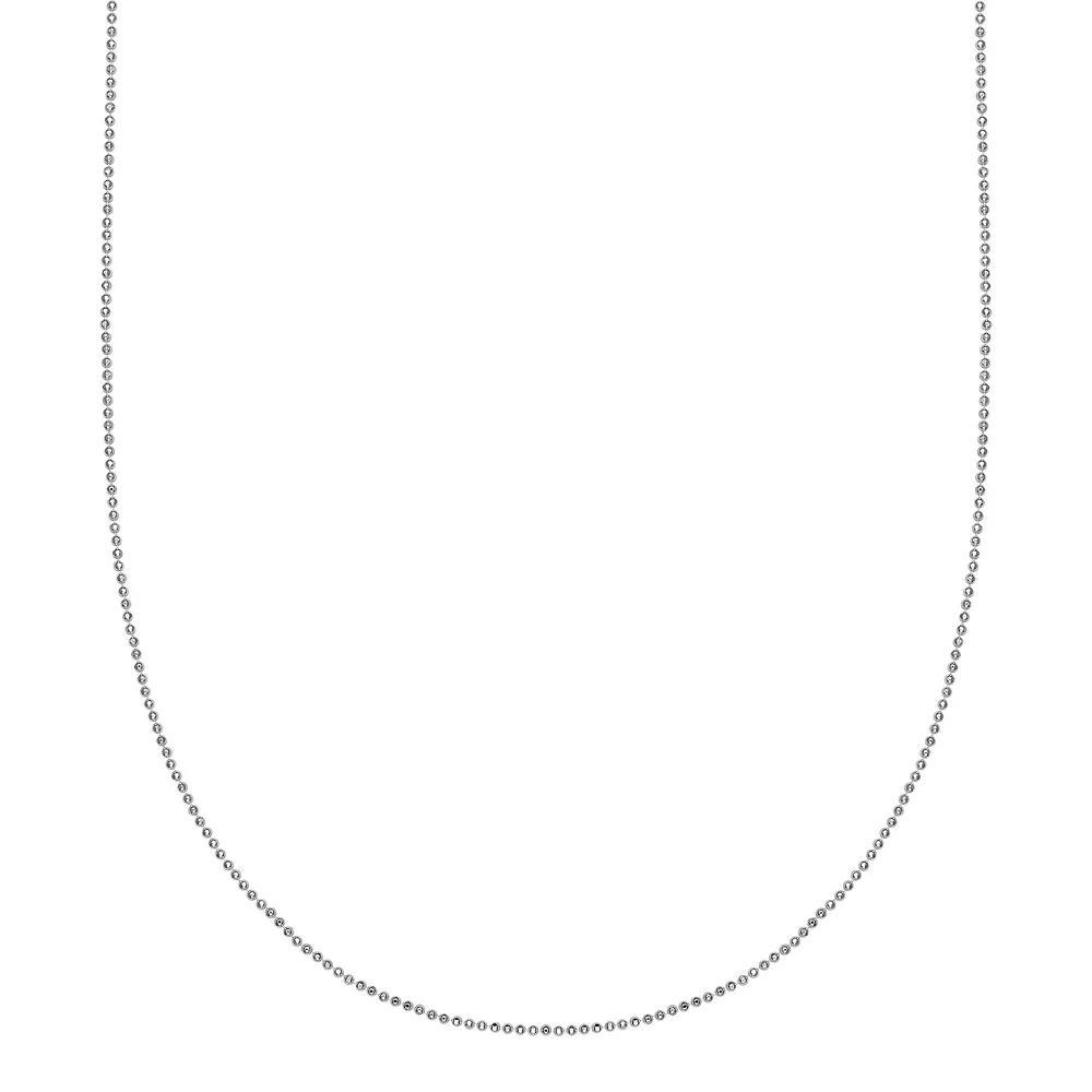 PRIMROSE Sterling Silver Polished Bead Chain Necklace, Women's, Size: 24" Product Image