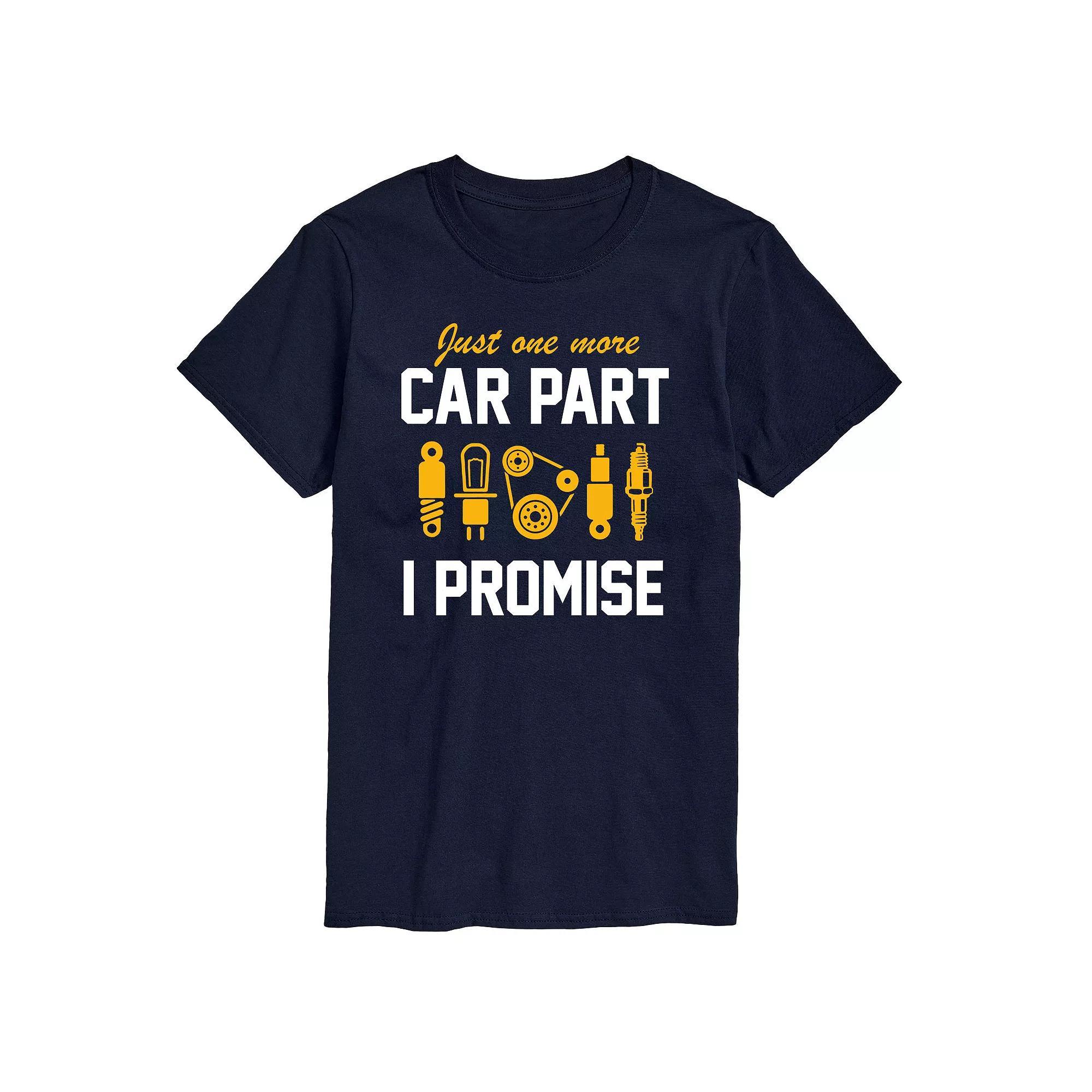 Men's Just One More Cart Part Tee, Size: XXL, Blue Product Image