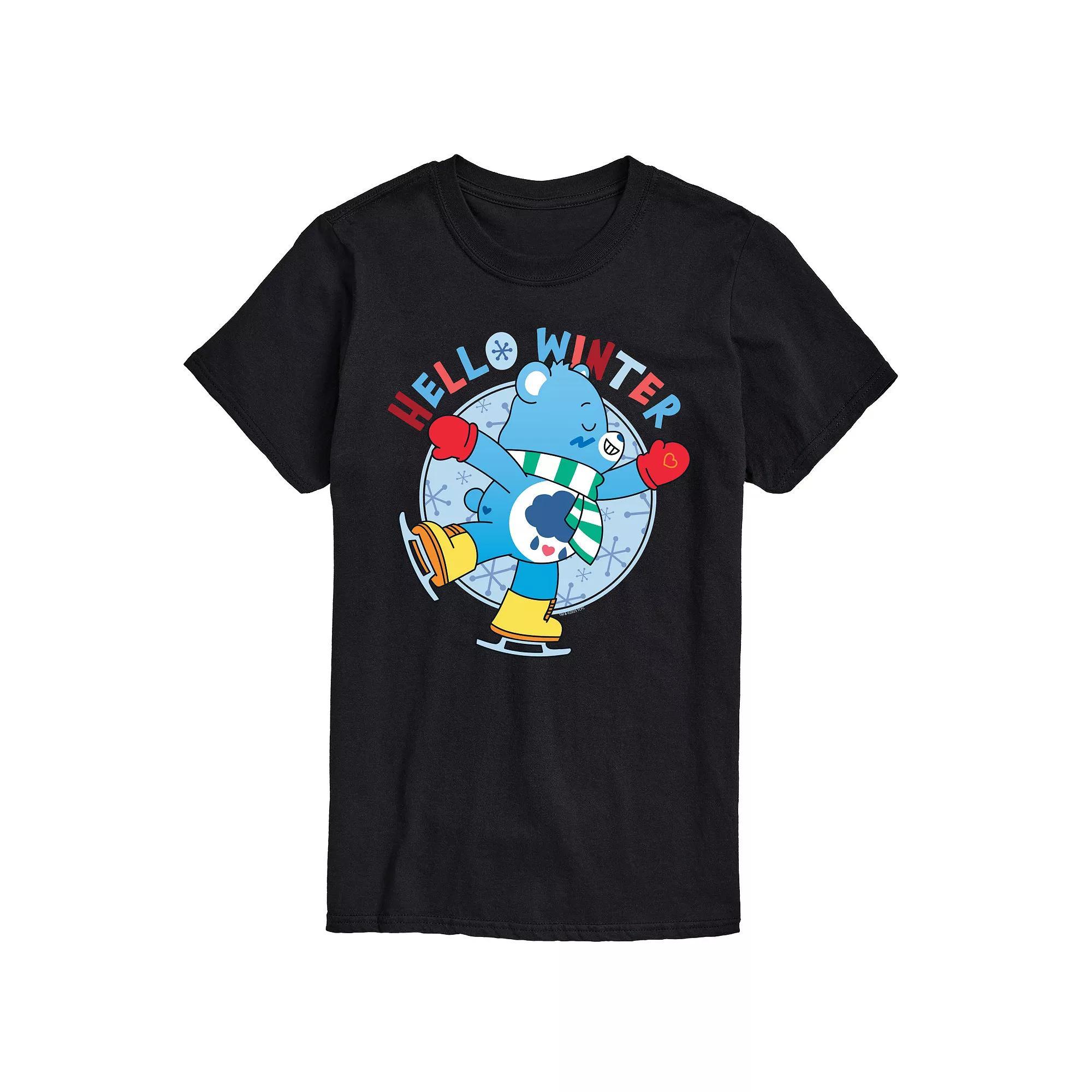 Mens Care Bears Hello Winter Graphic Tee Product Image