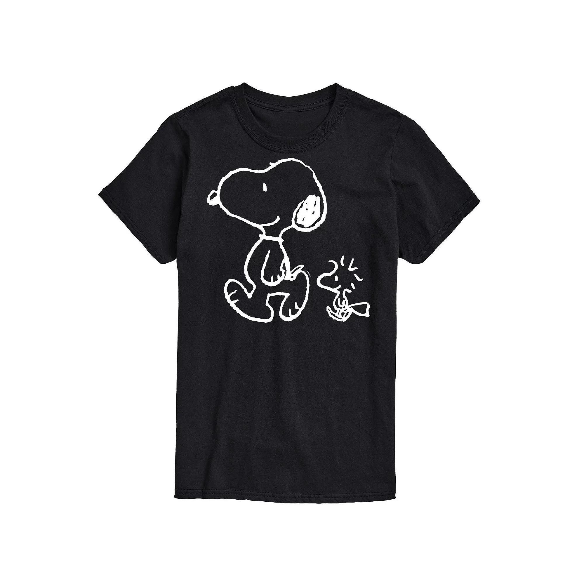 Mens Peanuts Snoopy Walk Tee Product Image