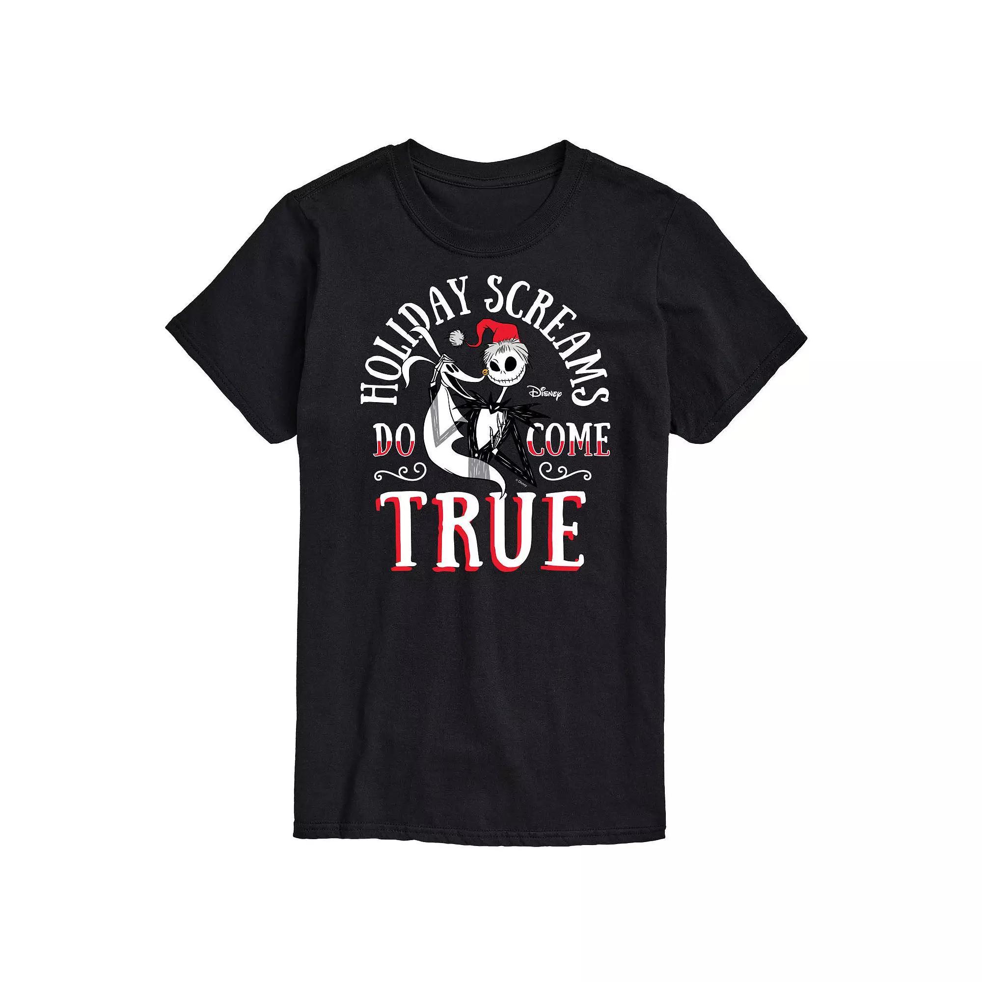 Disneys The Nightmare Before Christmas Mens Holiday Screams Come True Graphic Tee Product Image