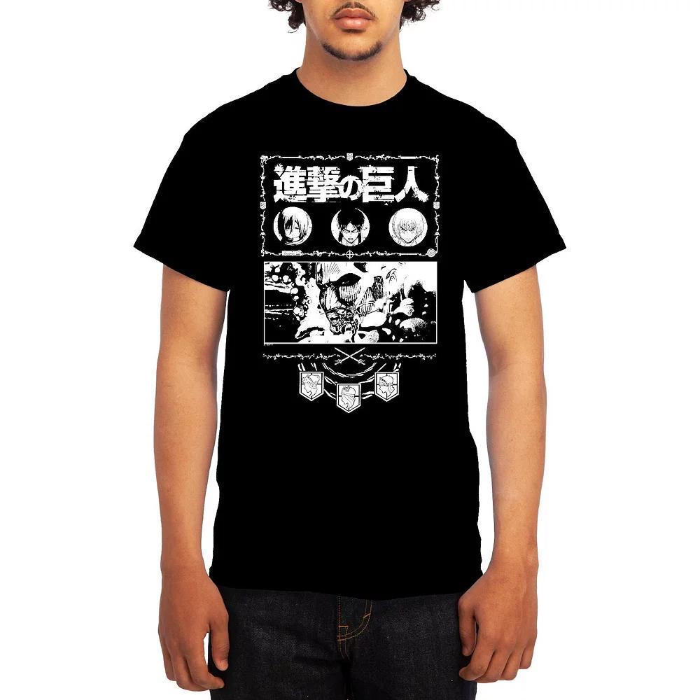 Men's Attack on Titan Ornate Collage Graphic Tee, Boy's, Size: Small, Red Product Image