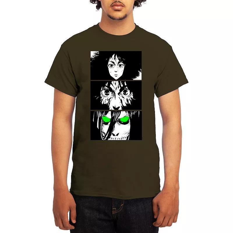 Men's Attack on Titan Red Titan Versus Titan Tee, Boy's, Size: Medium, Blue Product Image