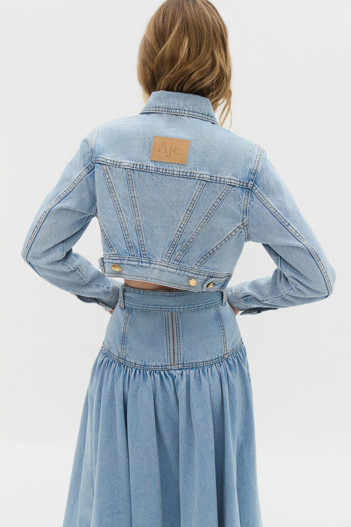 Kai Denim Cropped Jacket Product Image
