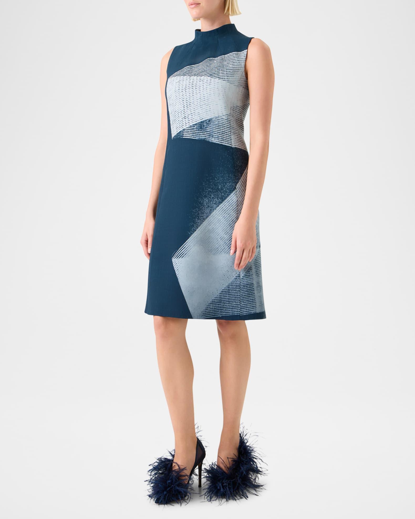 Zig Zag Skimmer Sleeveless Dress Product Image