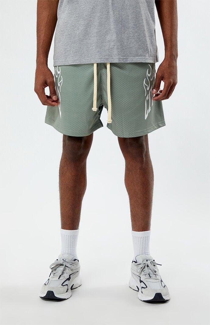 Civil Men's Burning Mesh Basketball Shorts Product Image