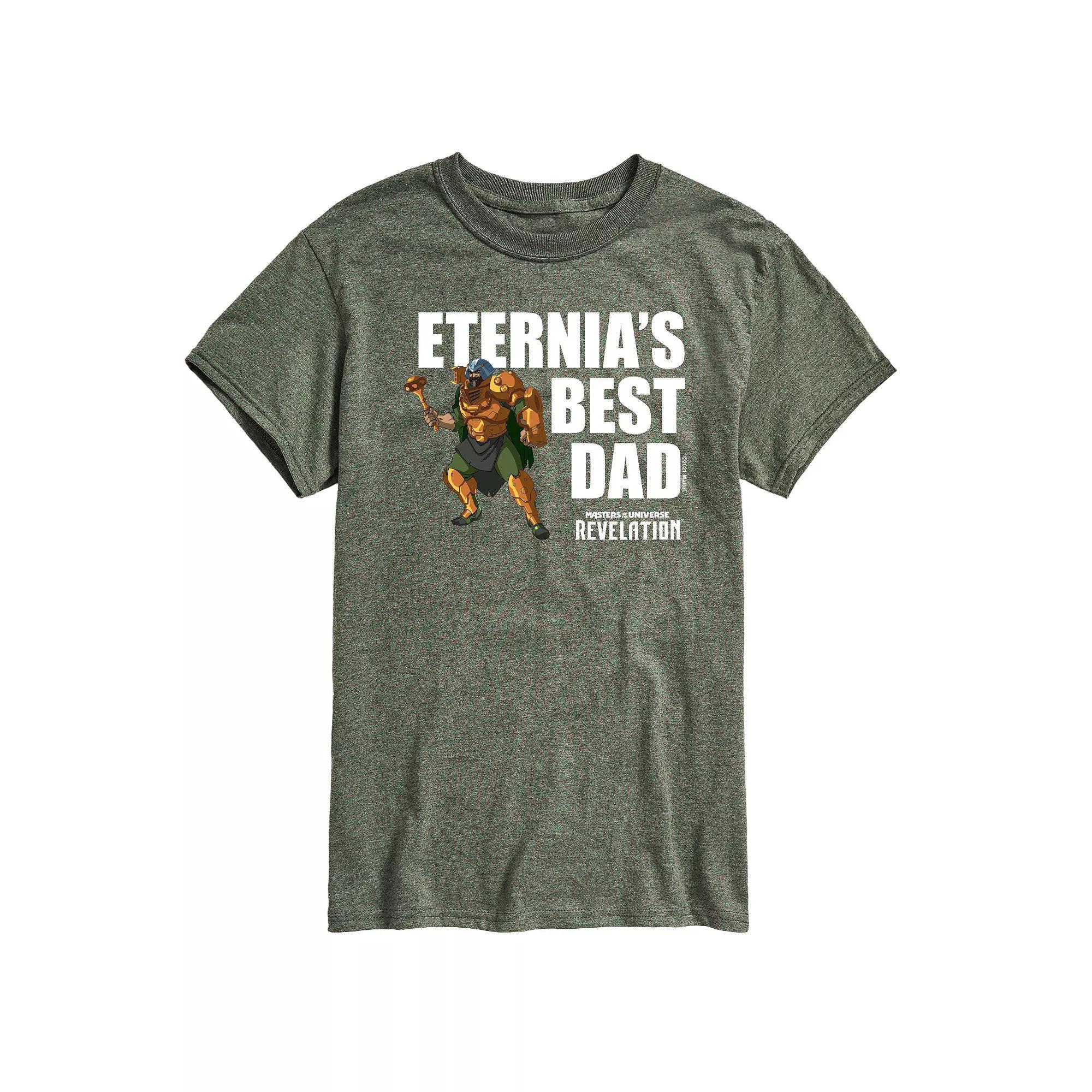 Mens He-Man Masters of the Universe Graphic Tee Grey Military Green Product Image