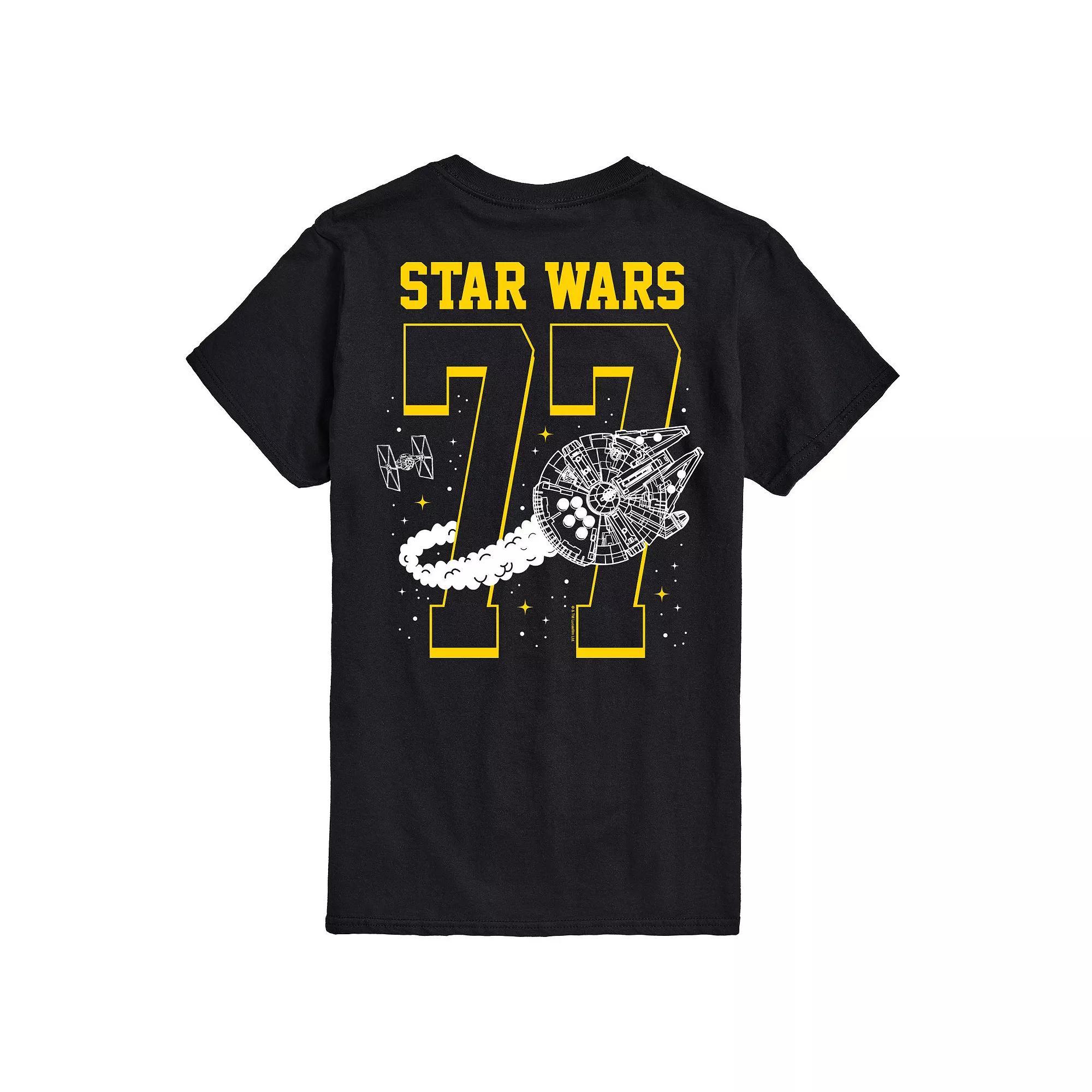 Big & Tall Star Wars Est. 77 Jersey Retro Graphic Tee, Mens Product Image