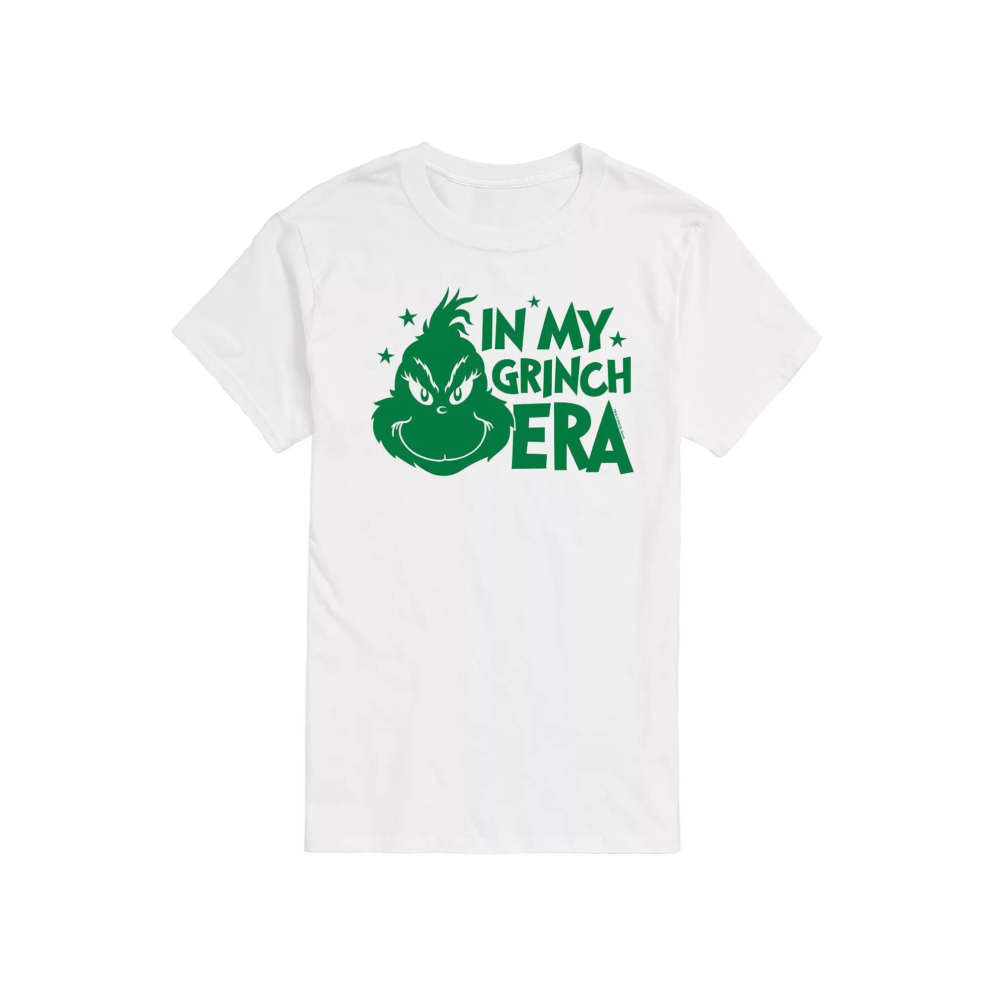 Men's Dr. Seuss In My Grinch Era Graphic Tee, Size: XXL, White Product Image