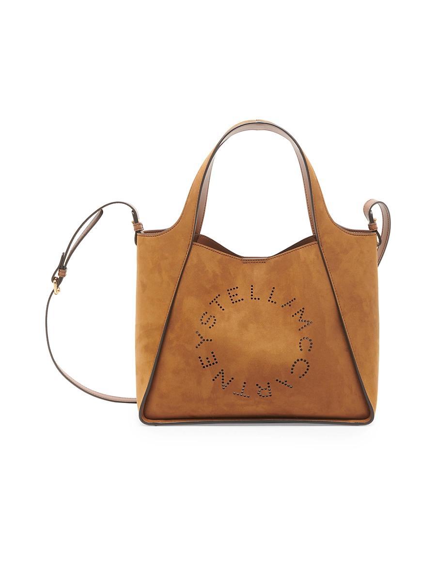Womens Logo-Perforated Crossbody Bag Product Image
