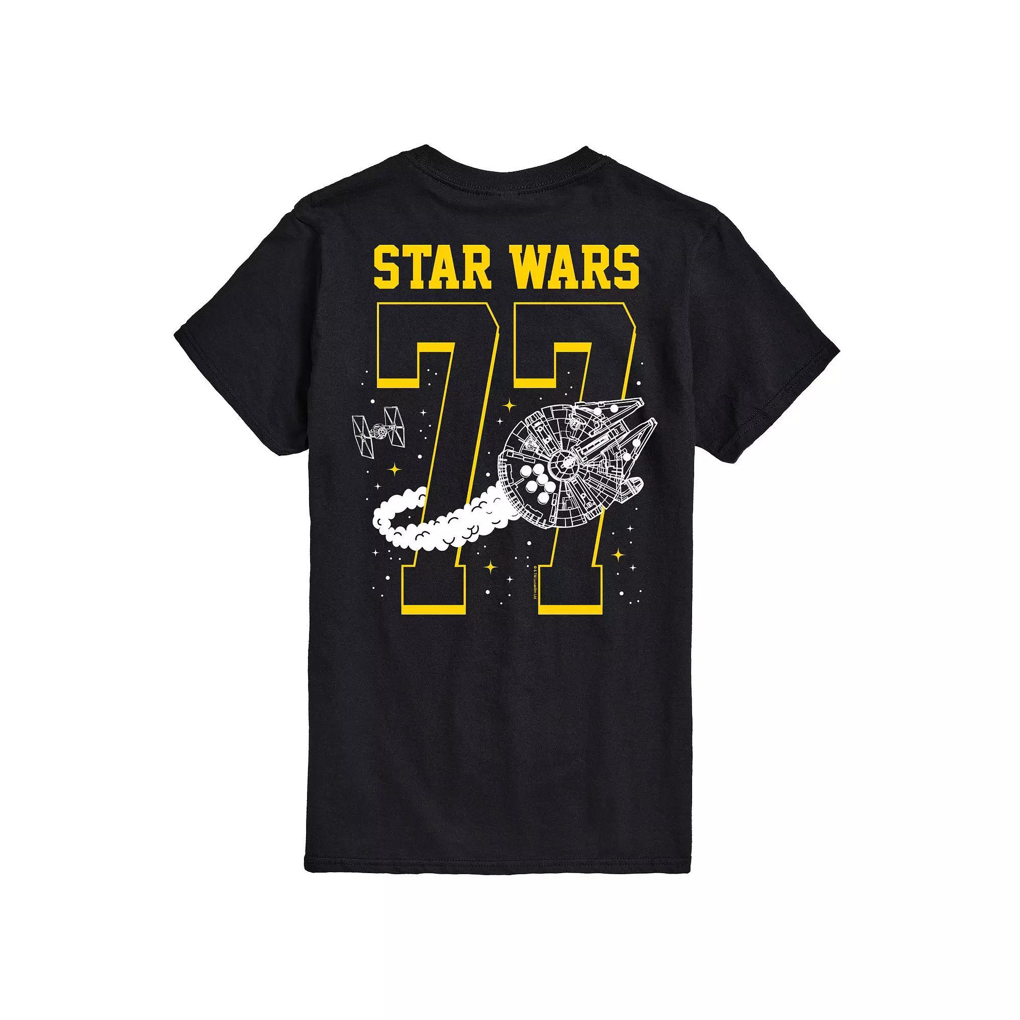 Big & Tall Star Wars Est. 77 Jersey Retro Graphic Tee, Mens Product Image
