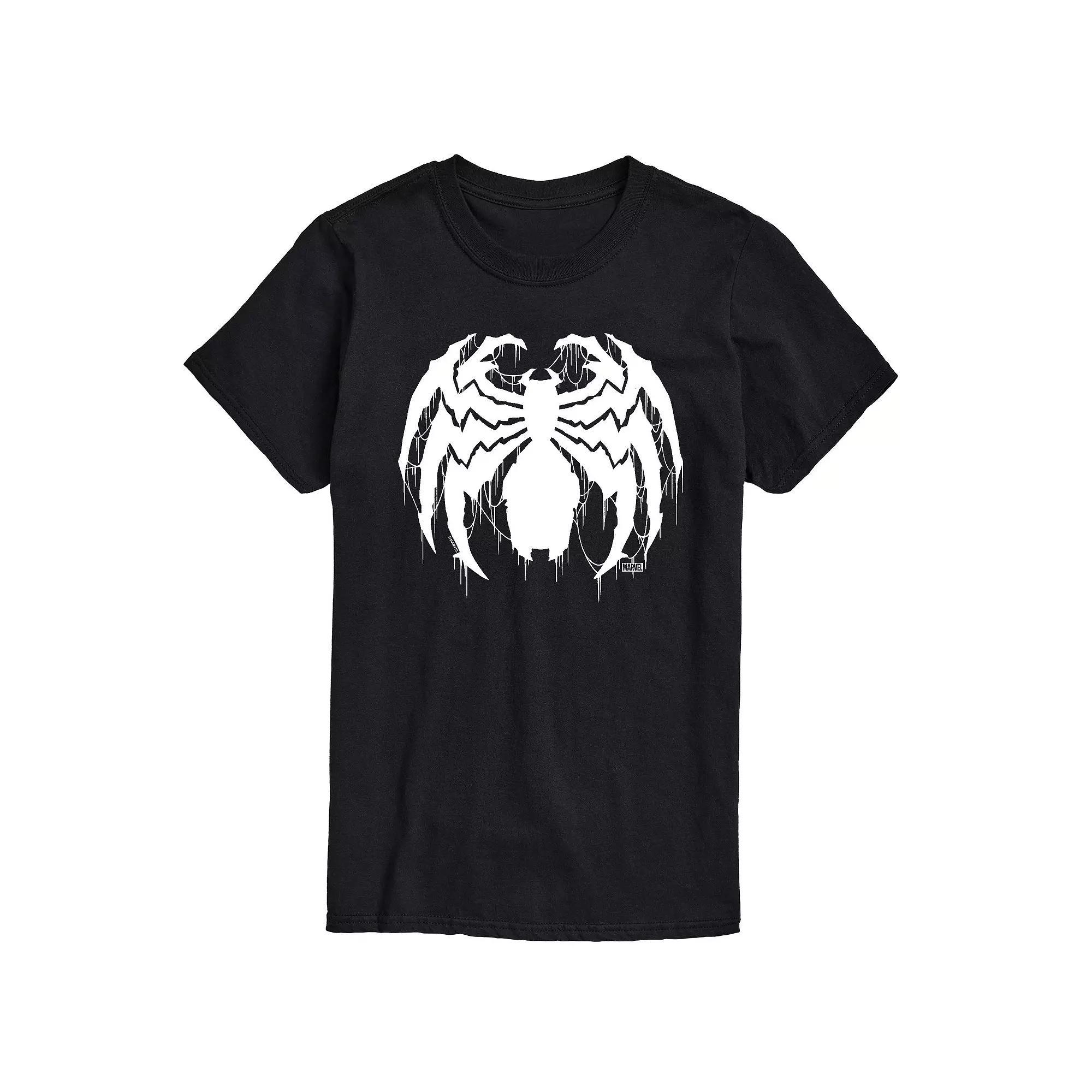 Mens Marvel Venom Spider Logo Graphic Tee Product Image