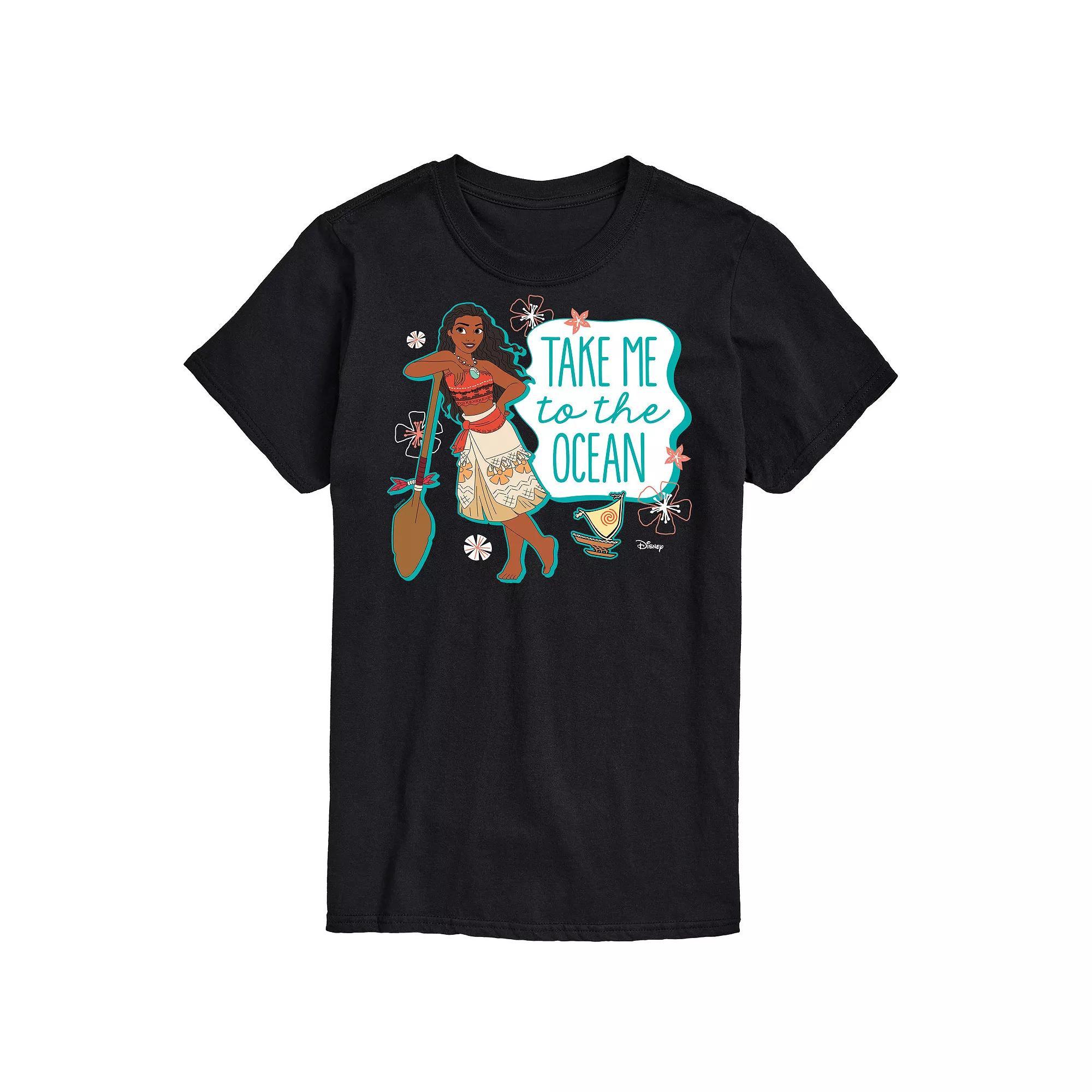 Disney Princess Big & Tall Take Me To The Ocean Graphic Tee, Mens Product Image