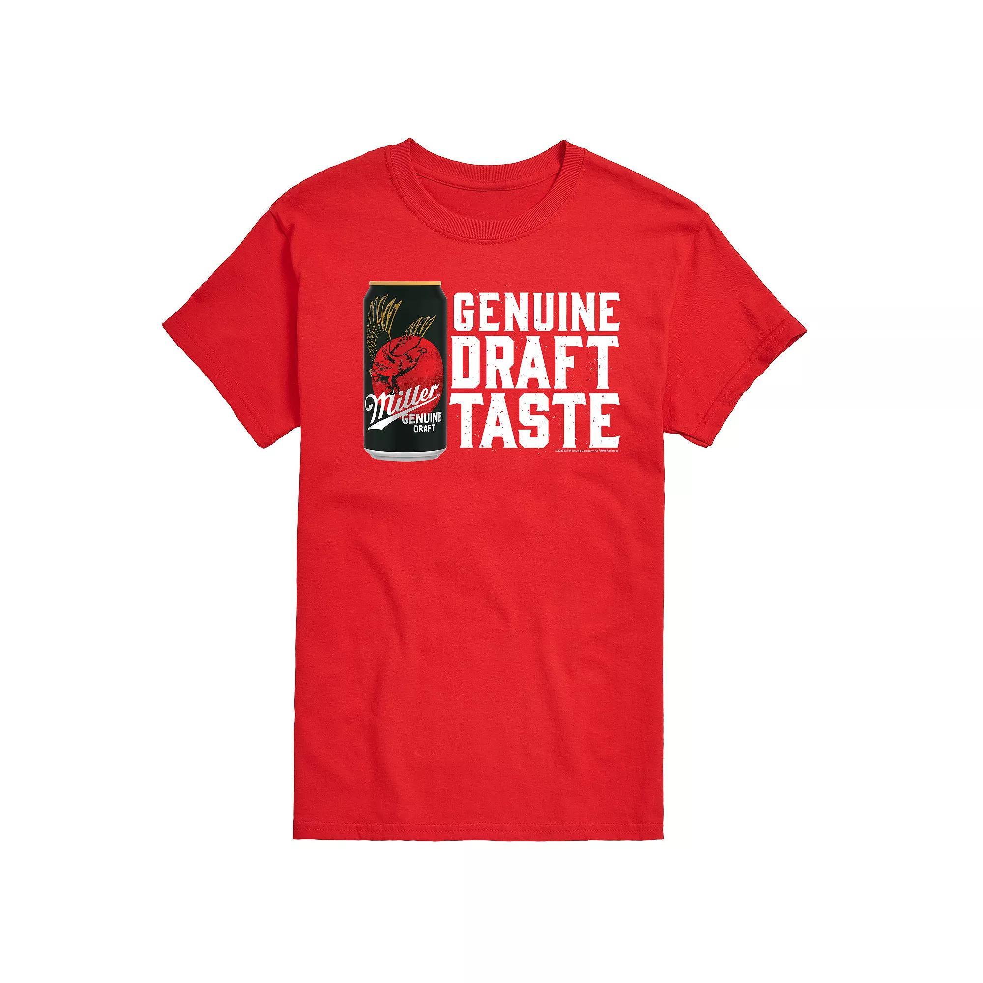 Mens Miller Genuine Draft Taste Can Graphic Tee Product Image
