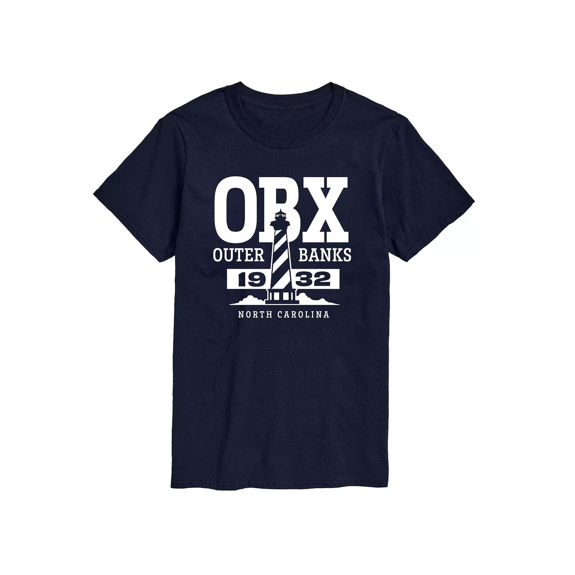 Big & Tall OBX Lighthouse Graphic Tee, Mens Product Image