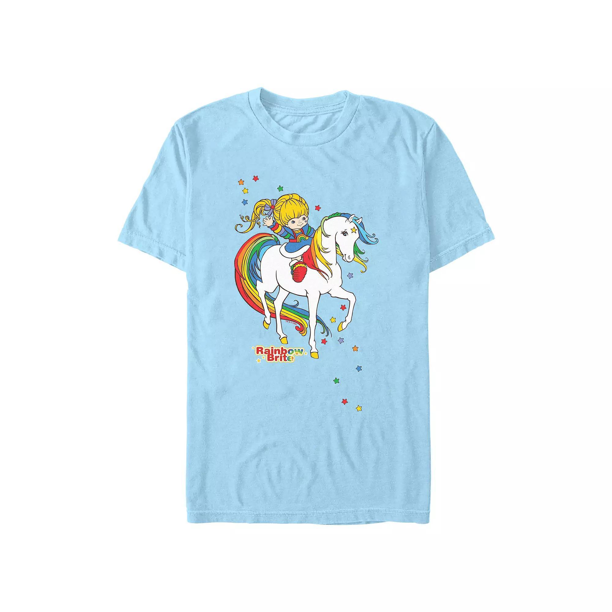 Mens Rainbow Brite Riding Starlite Graphic Tee Product Image