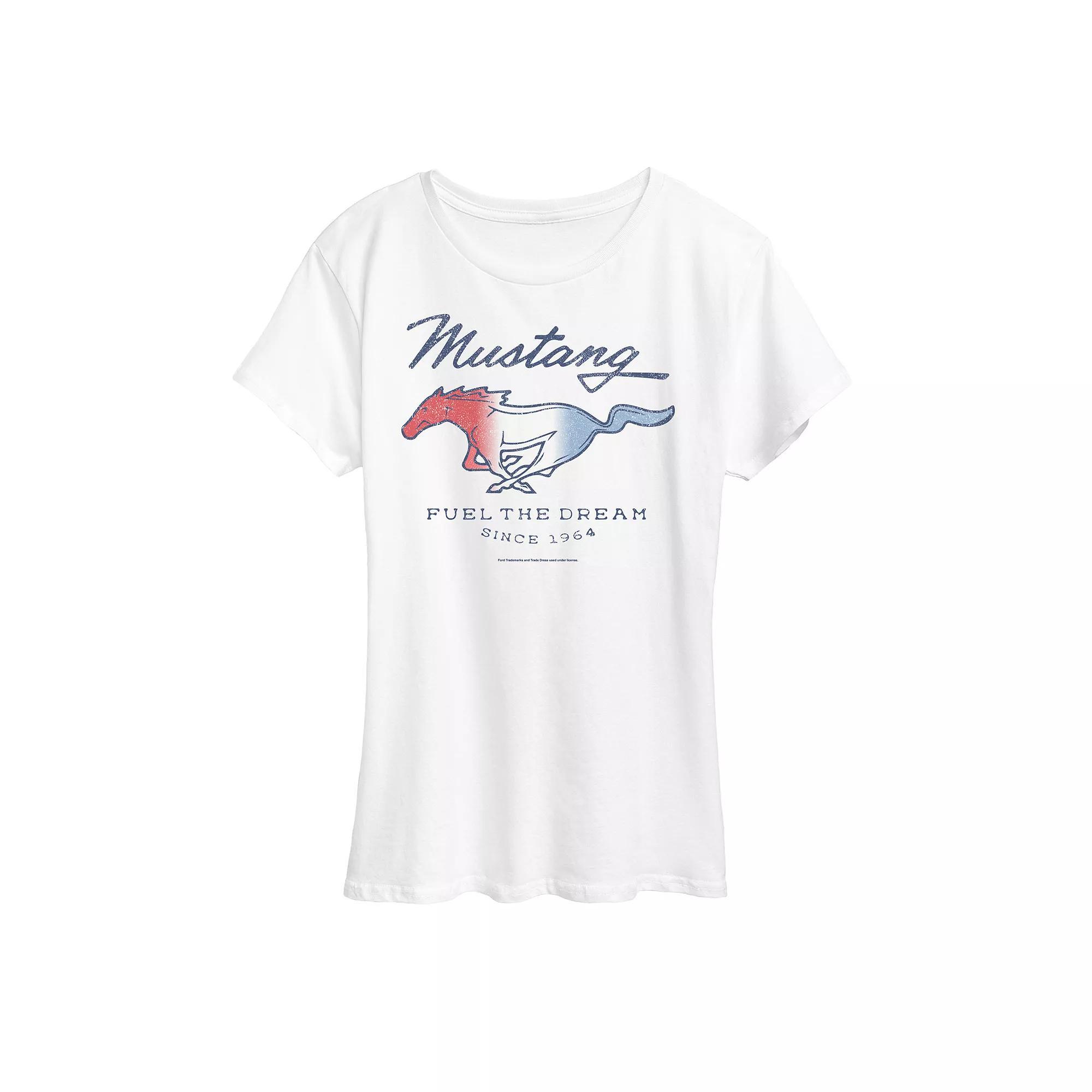 Womens Ford Mustang Fuel The Dream 1964 Graphic Tee Product Image