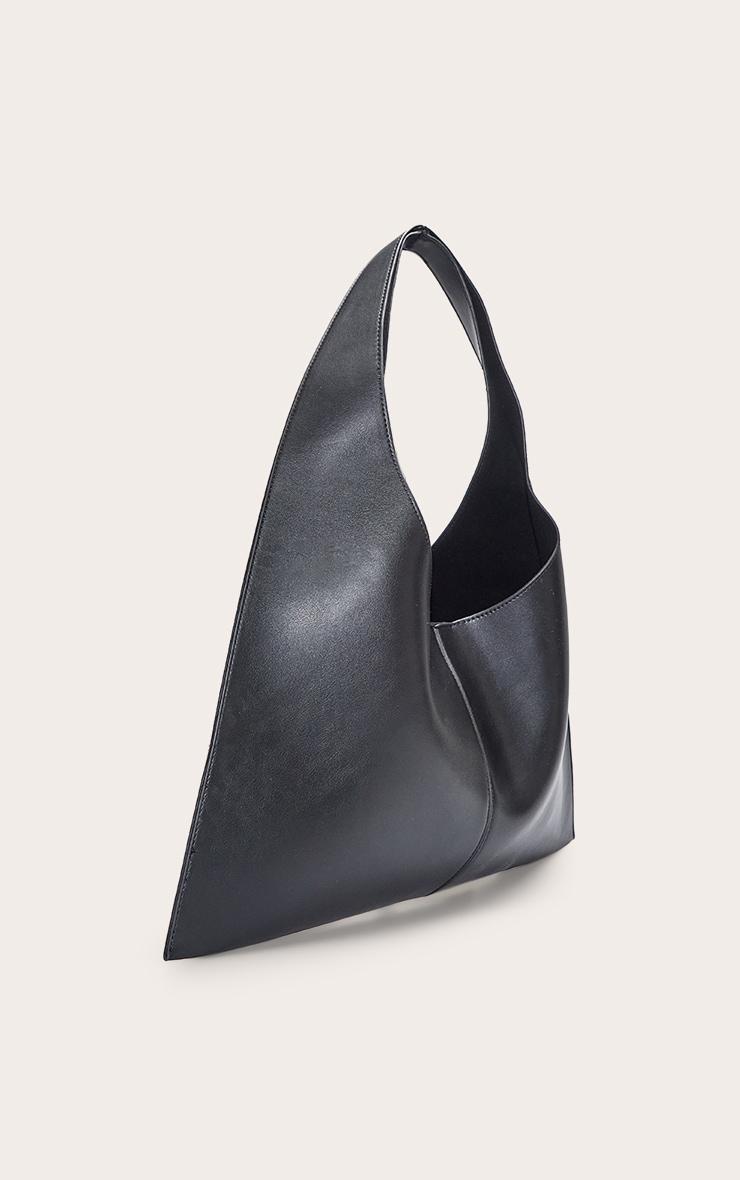 Black Pu Circle Handle Shoulder Bag Product Image
